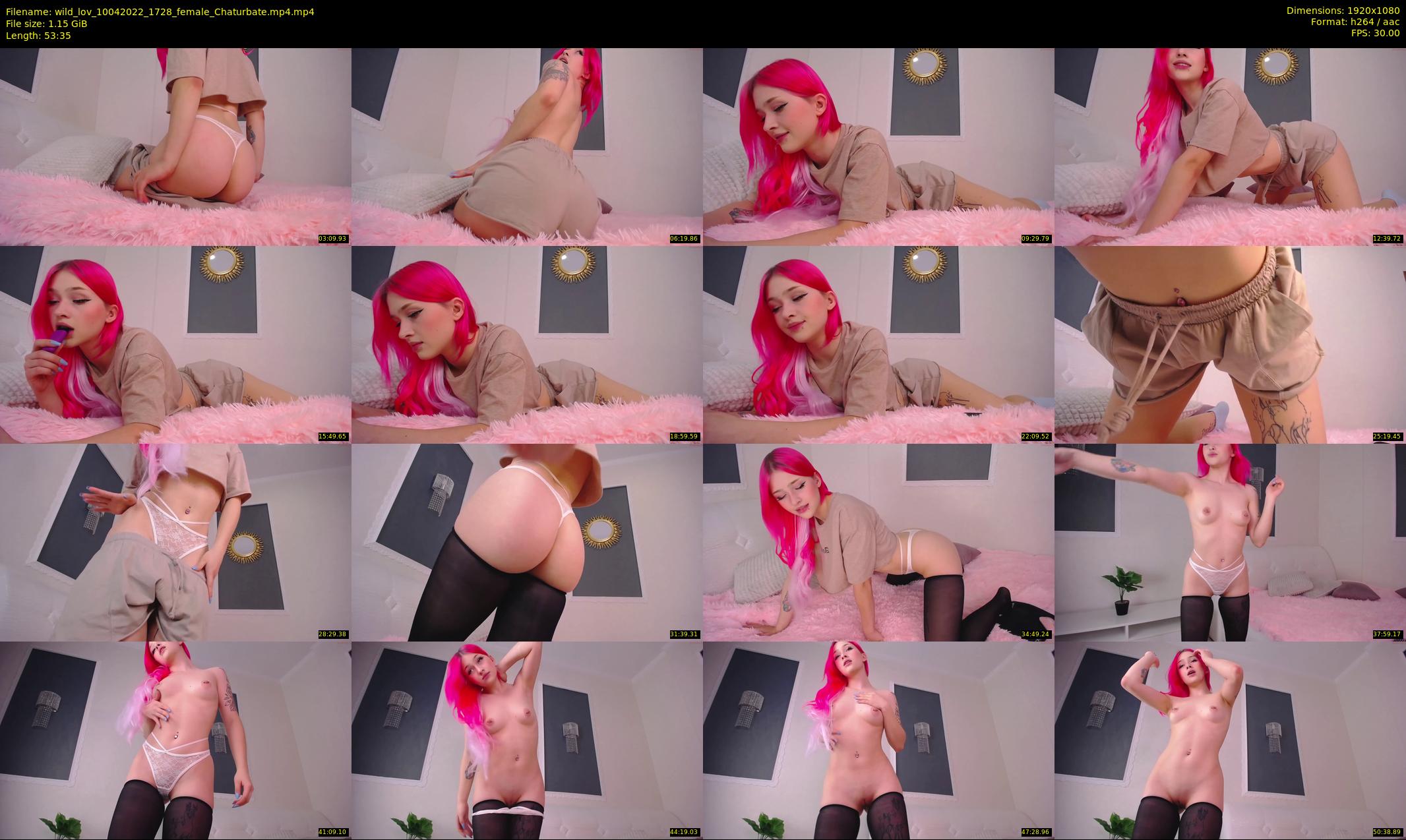 wild_lov — 54 minute Chaturbate female cam show recording, 1080p, Apr 10, 2022