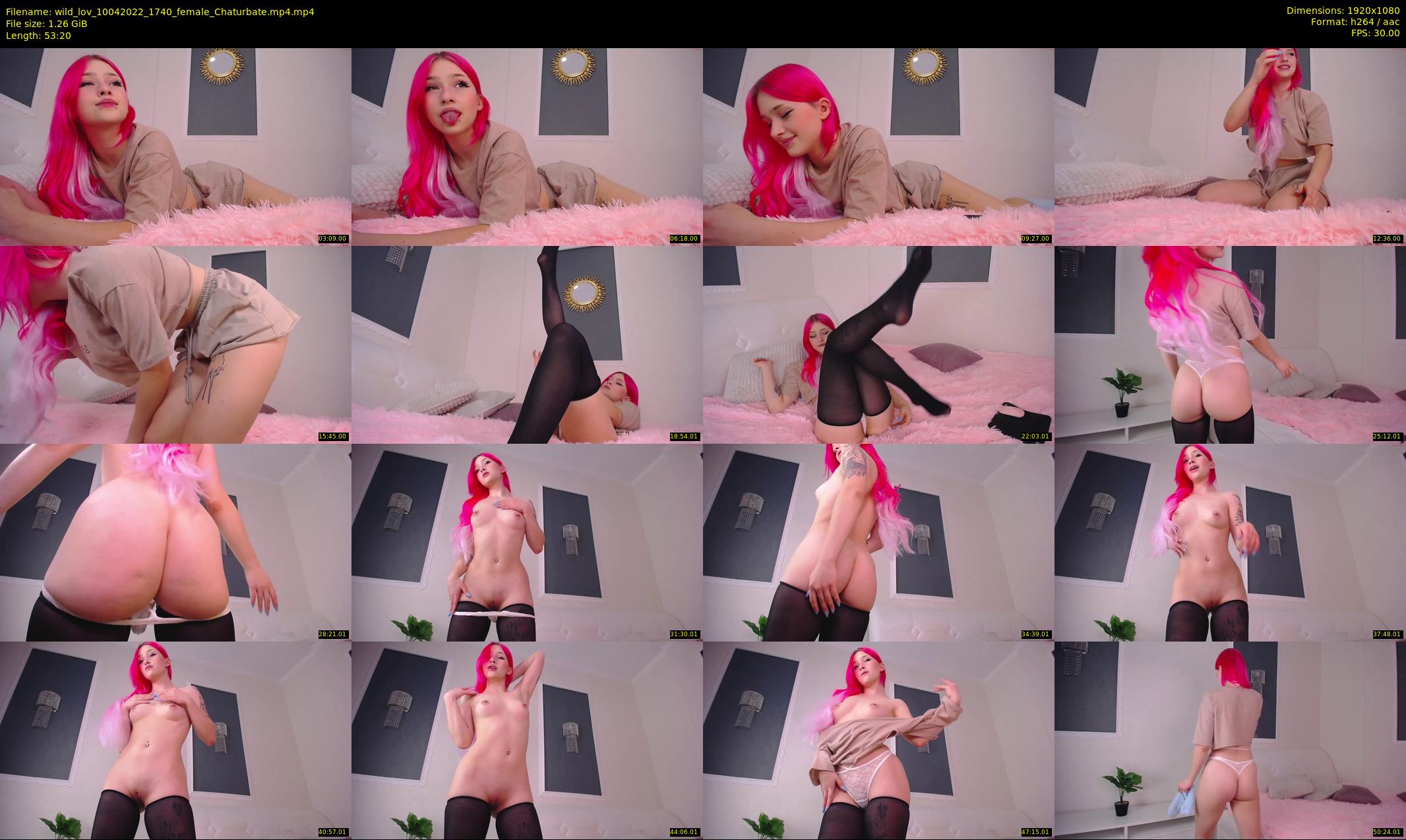 wild_lov — 54 minute Chaturbate female cam show recording, 1080p, Apr 10, 2022