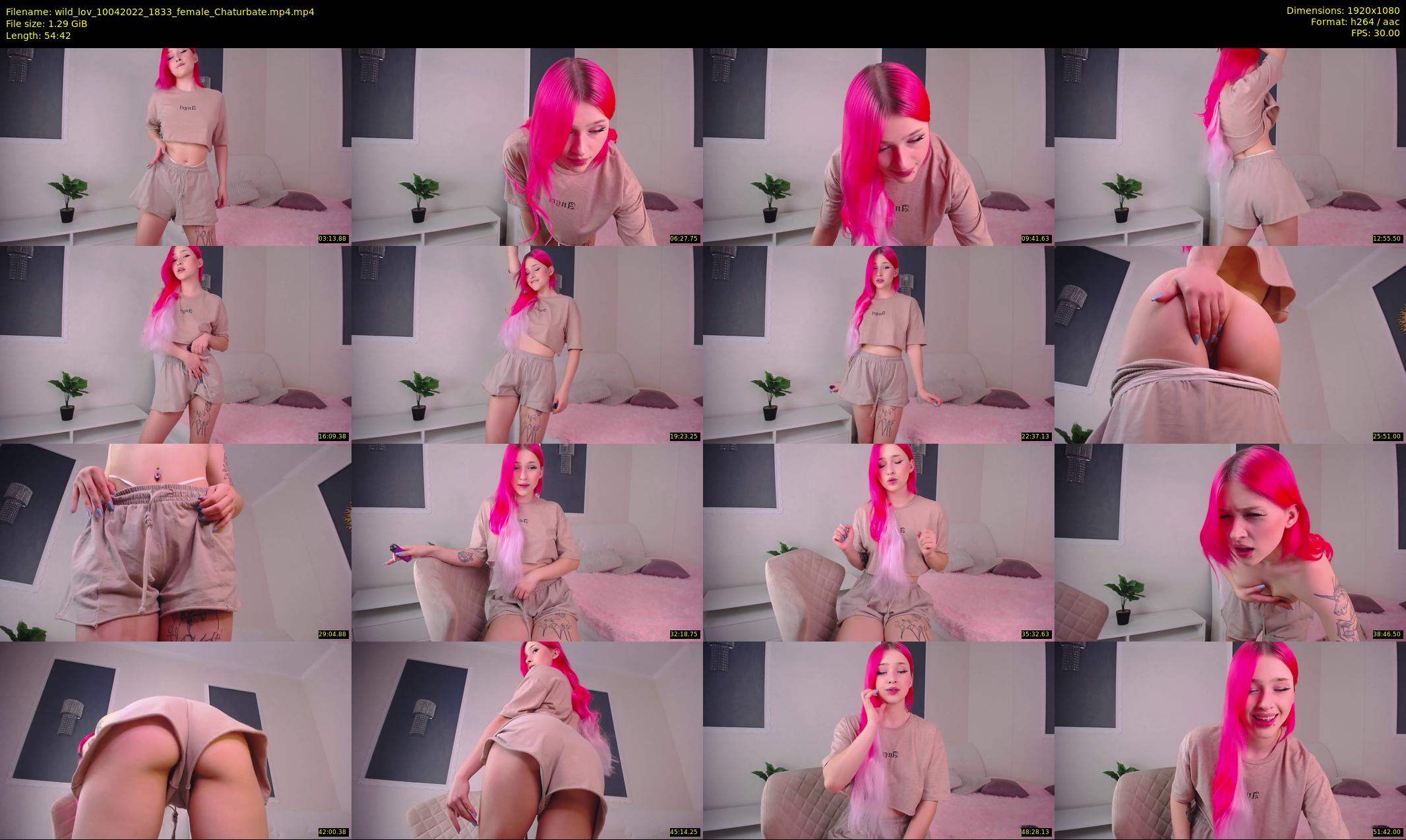 wild_lov — 55 minute Chaturbate female cam show recording, 1080p, Apr 10, 2022