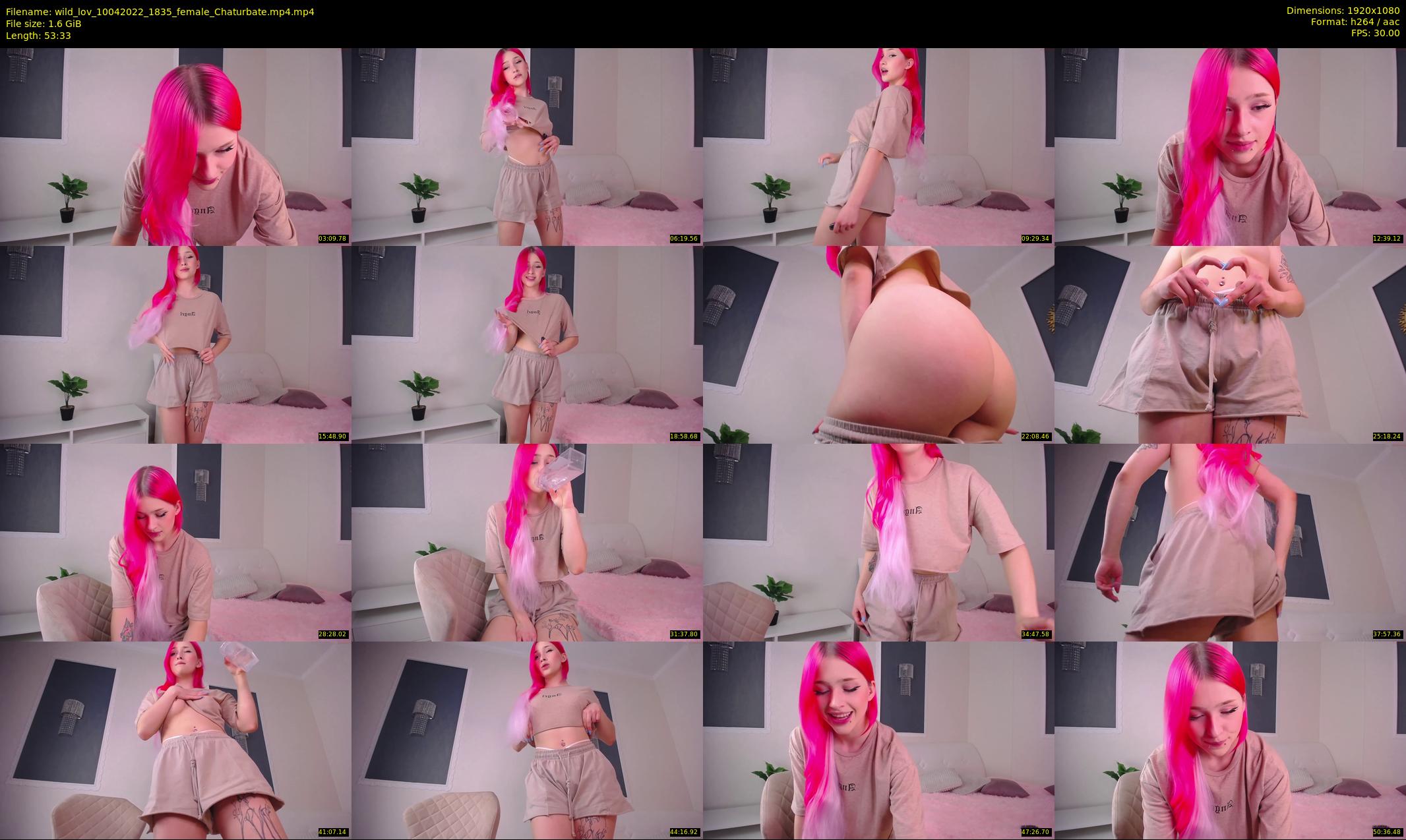 wild_lov — 54 minute Chaturbate female cam show recording, 1080p, Apr 10, 2022