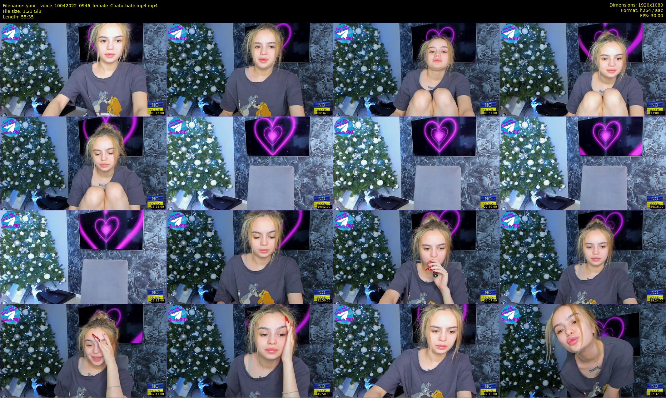 your__voice — 56 minute Chaturbate female cam show recording, 1080p, Apr 10, 2022