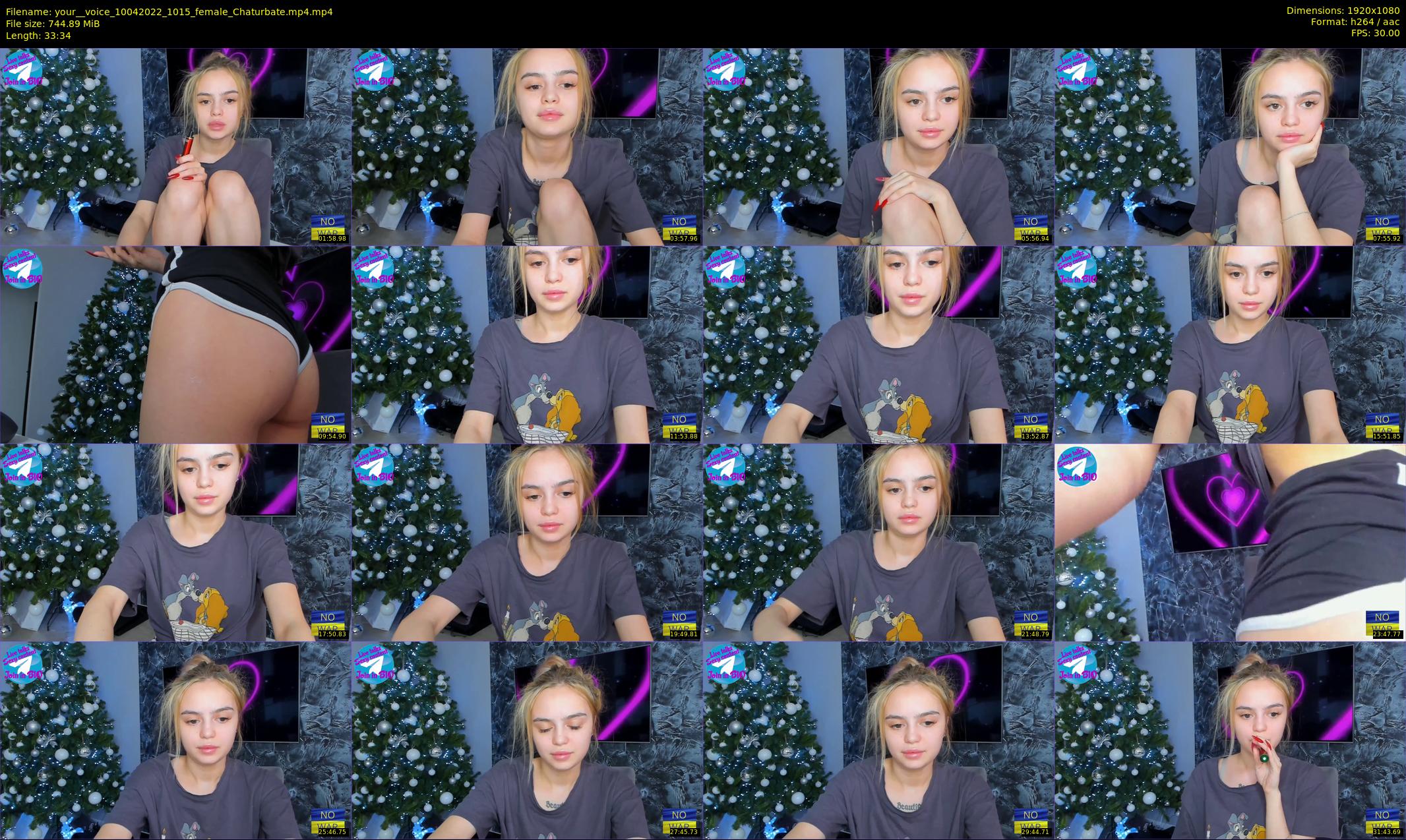your__voice — 34 minute Chaturbate female cam show recording, 1080p, Apr 10, 2022