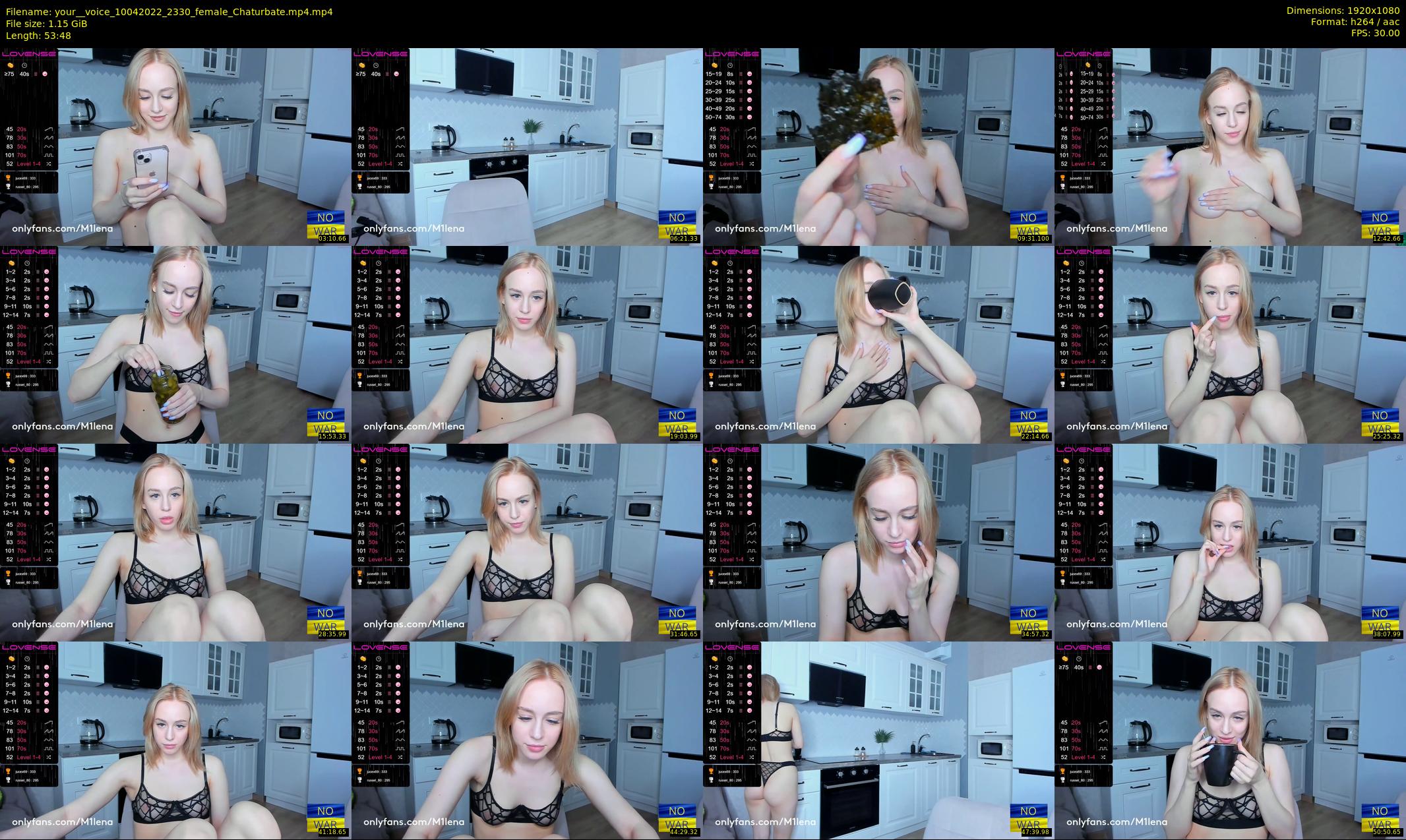 your__voice — 54 minute Chaturbate female cam show recording, 1080p, Apr 10, 2022