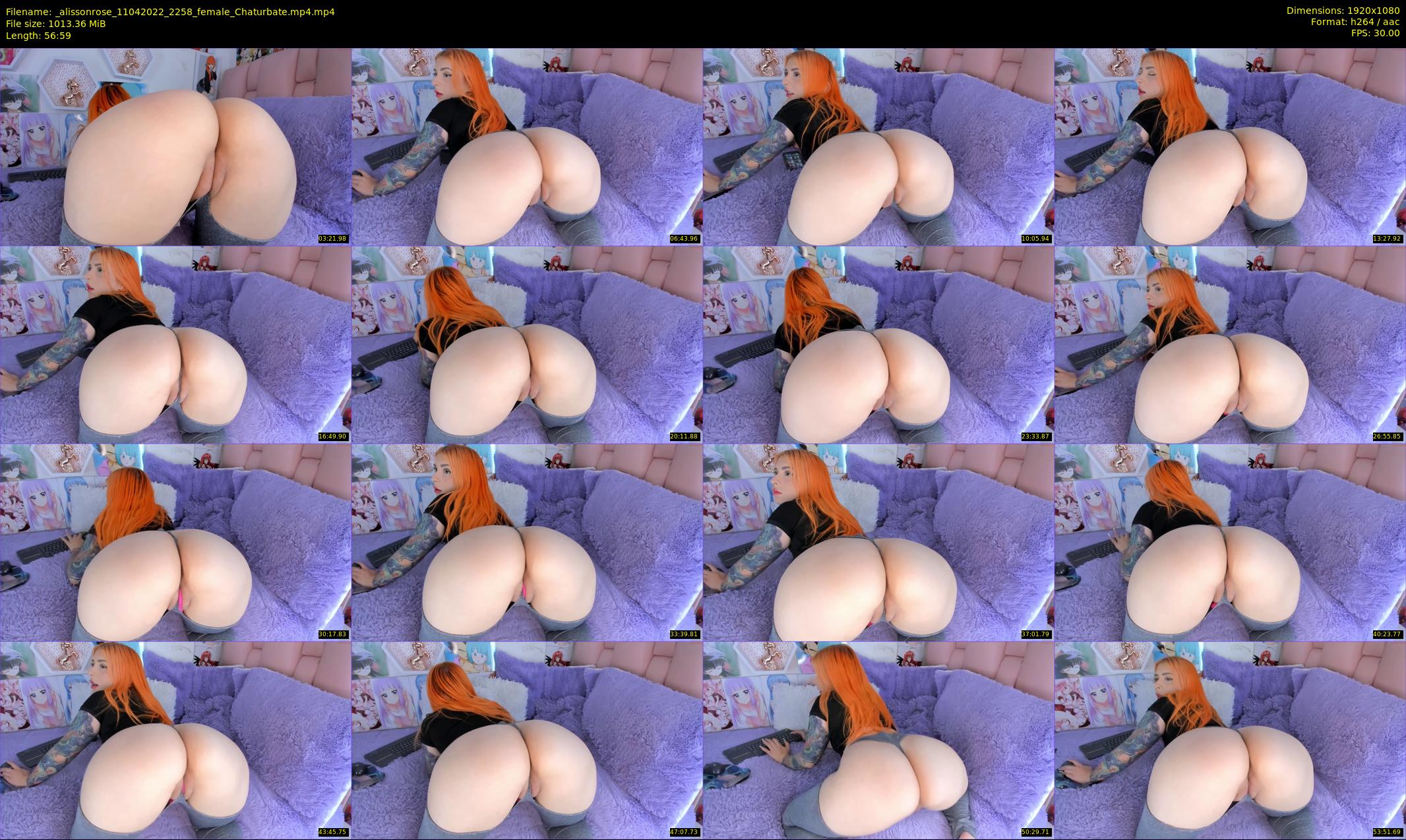 _alissonrose — 57 minute Chaturbate female cam show recording, 1080p, Apr 11, 2022