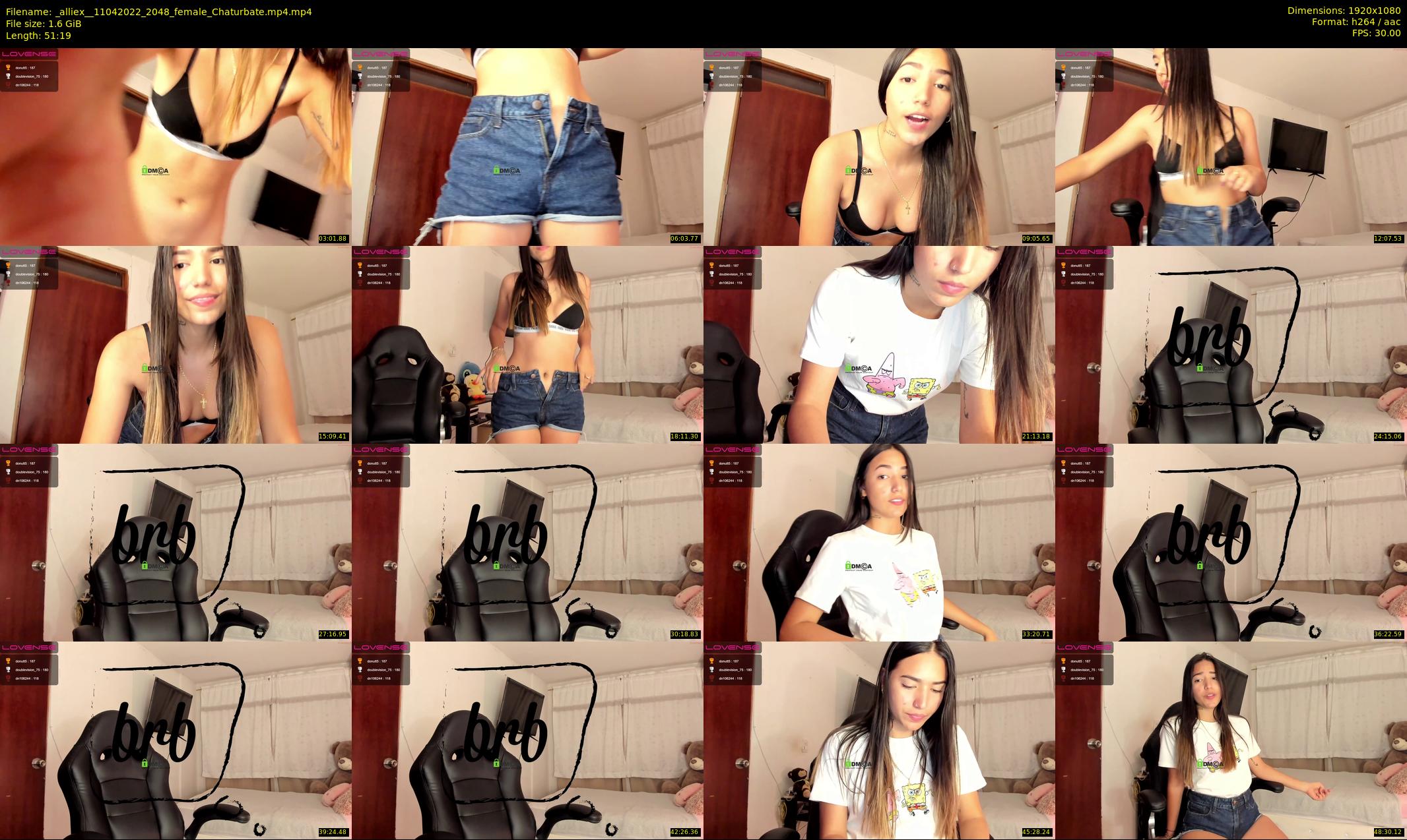 _alliex_ — 52 minute Chaturbate female cam show recording, 1080p, Apr 11, 2022