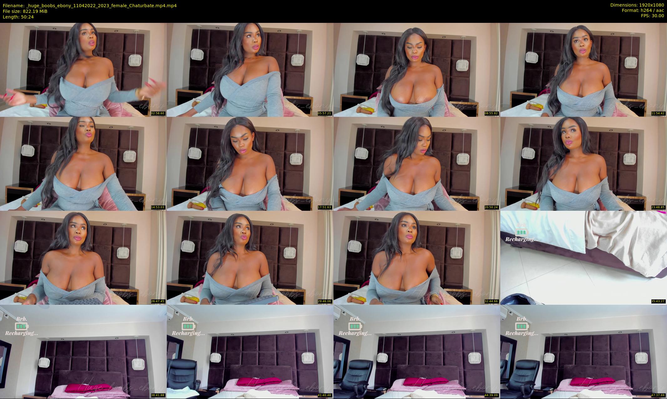 _huge_boobs_ebony — 51 minute Chaturbate female cam show recording, 1080p, Apr 11, 2022