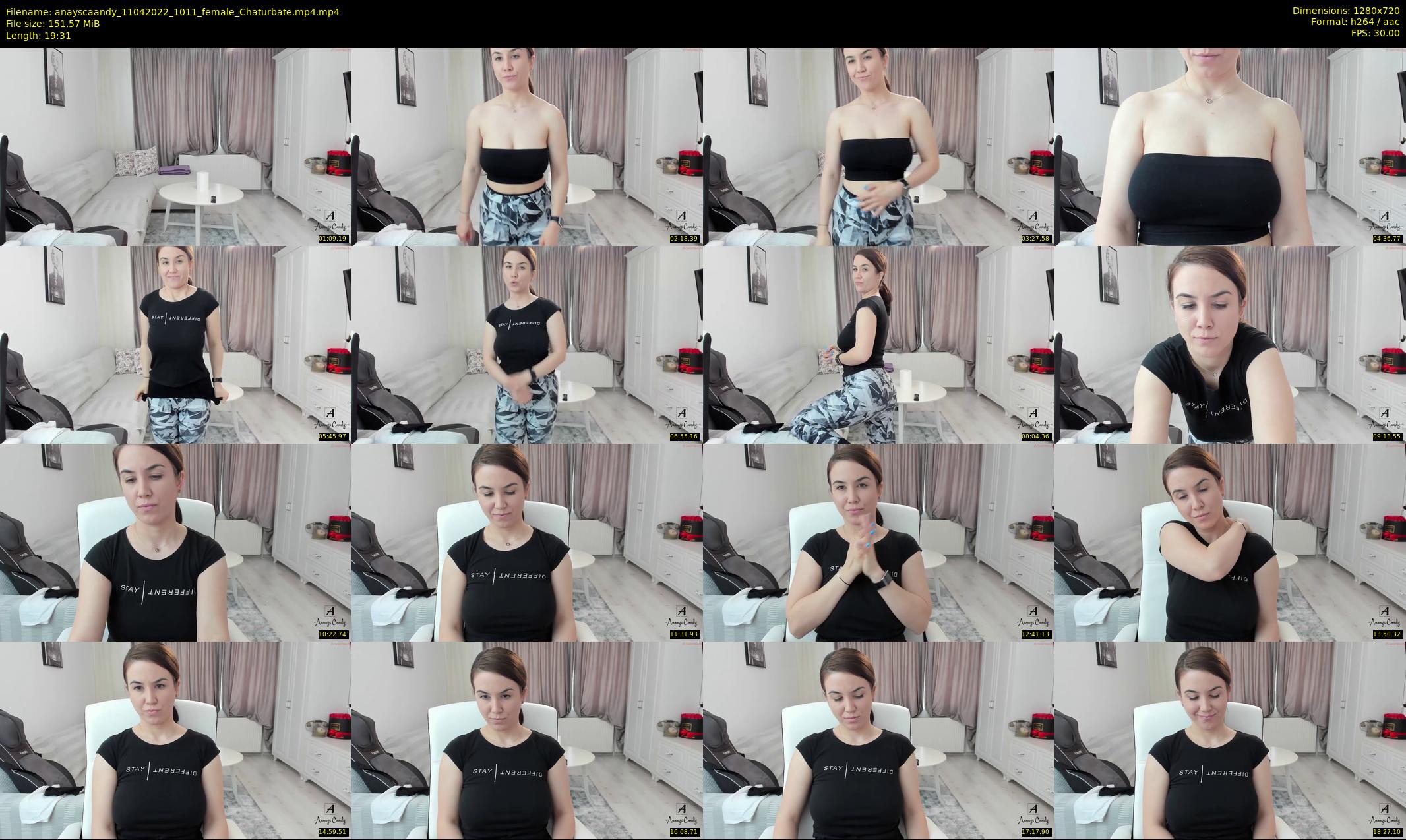 anayscaandy — 20 minute Chaturbate female cam show recording, 720p, Apr 11, 2022