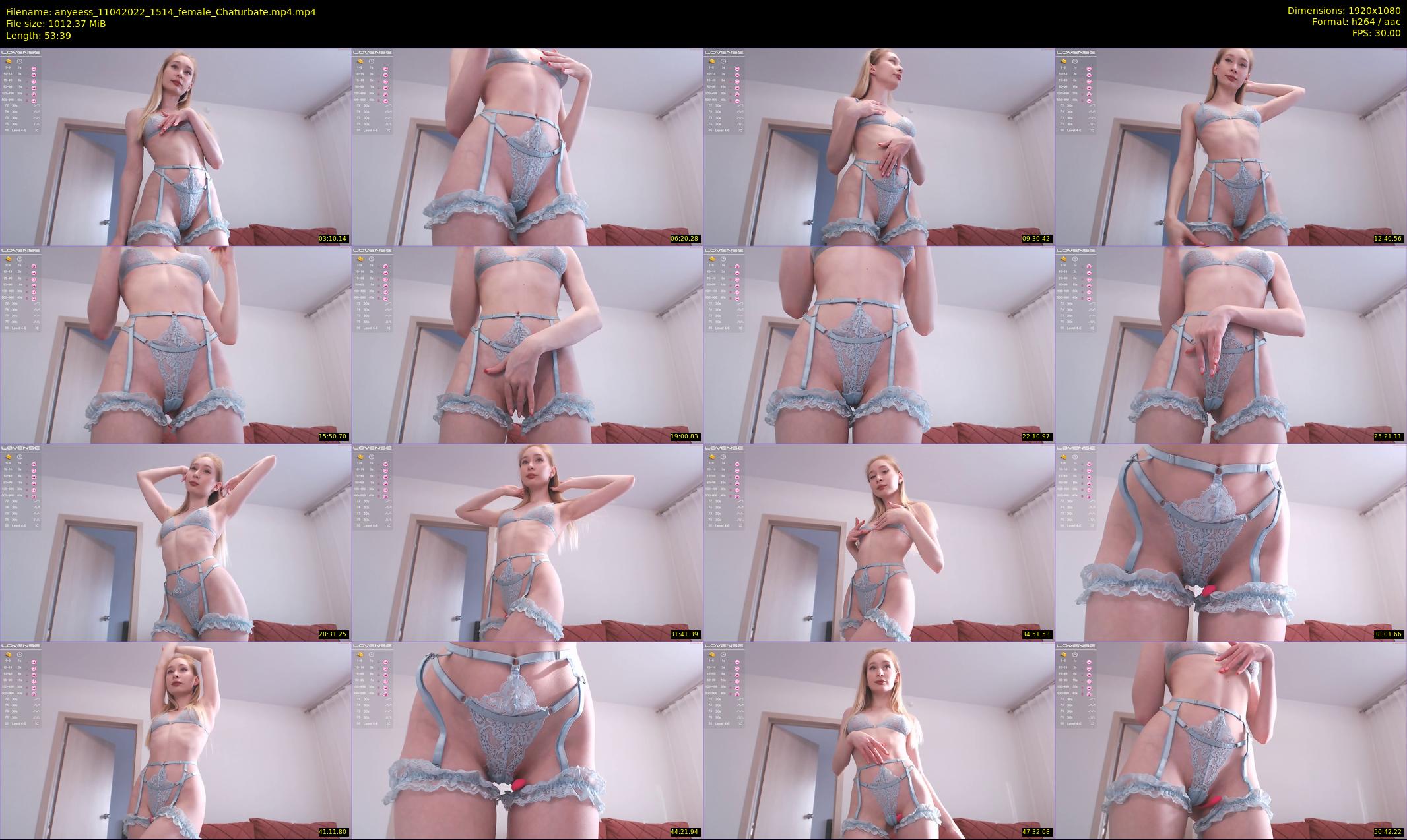 anyeess — 54 minute Chaturbate female cam show recording, 1080p, Apr 11, 2022