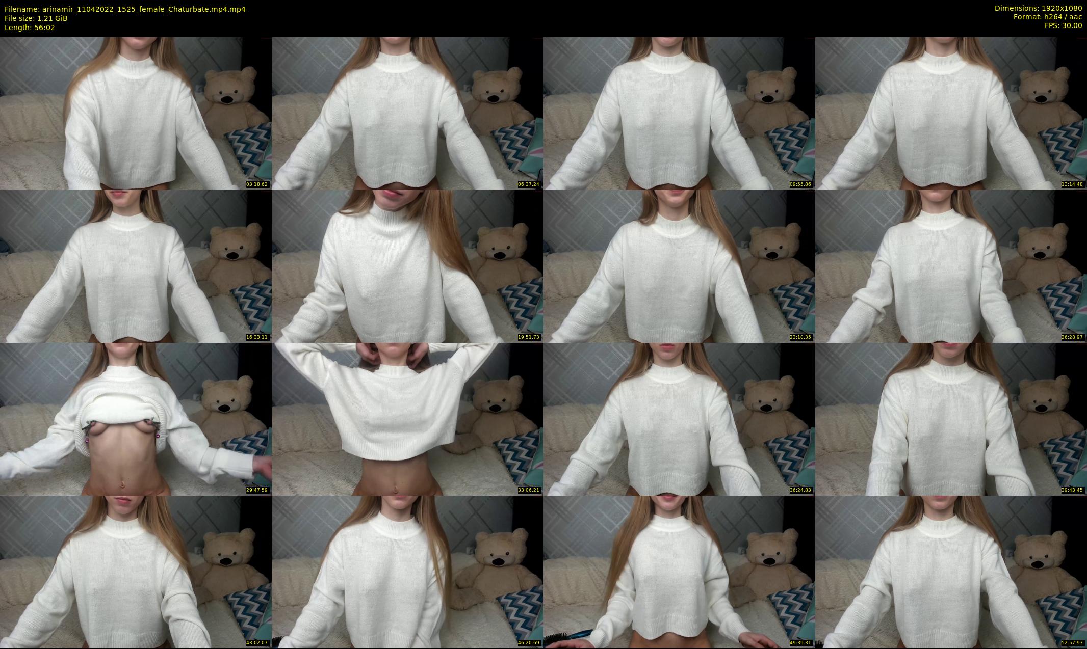 arinamir — 57 minute Chaturbate female cam show recording, 1080p, Apr 11, 2022