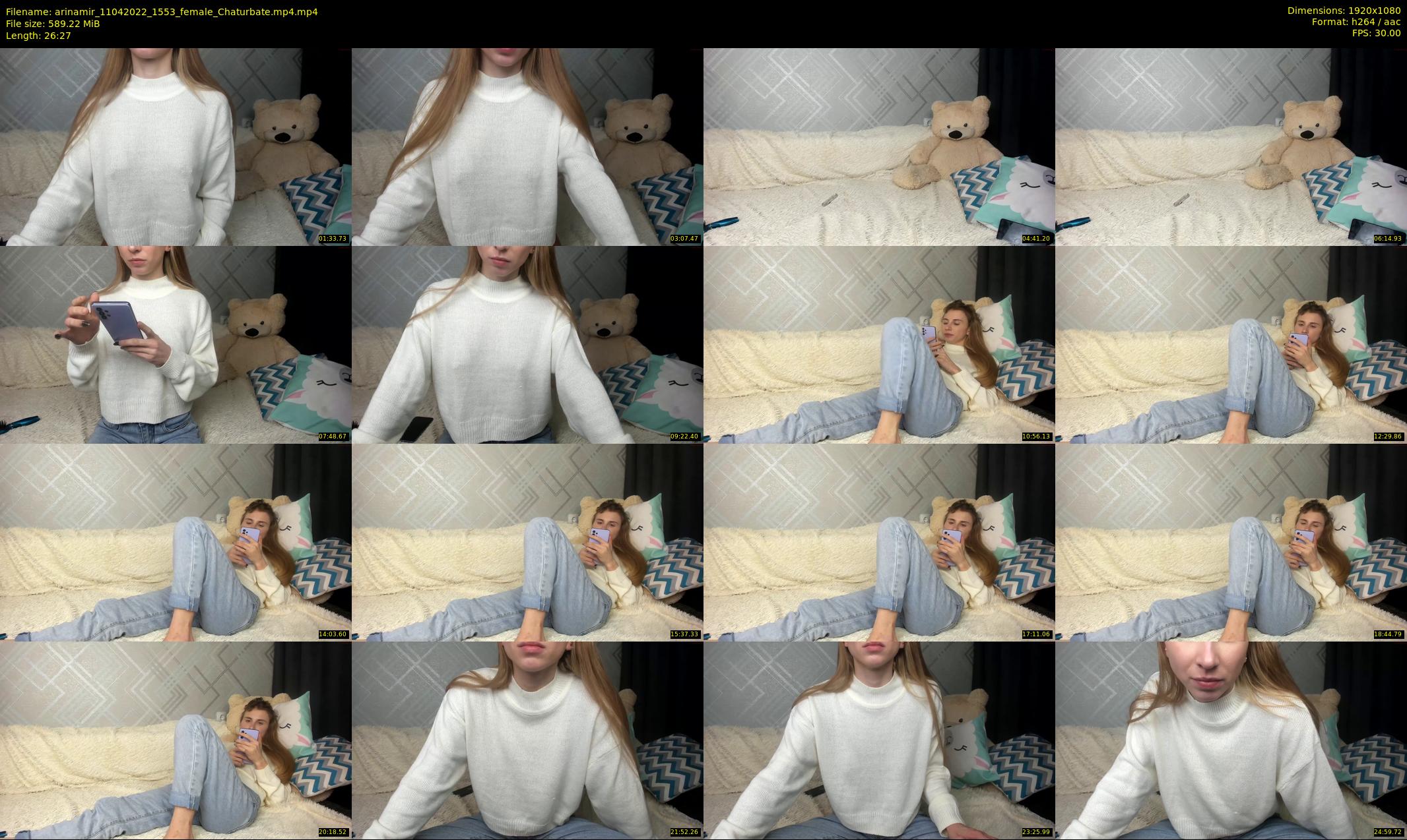 arinamir — 27 minute Chaturbate female cam show recording, 1080p, Apr 11, 2022