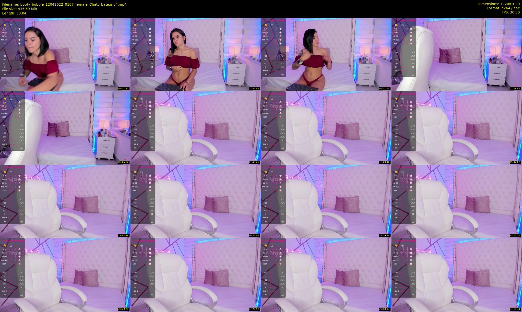 booty_bubble — 34 minute Chaturbate female cam show recording, 1080p, Apr 12, 2022