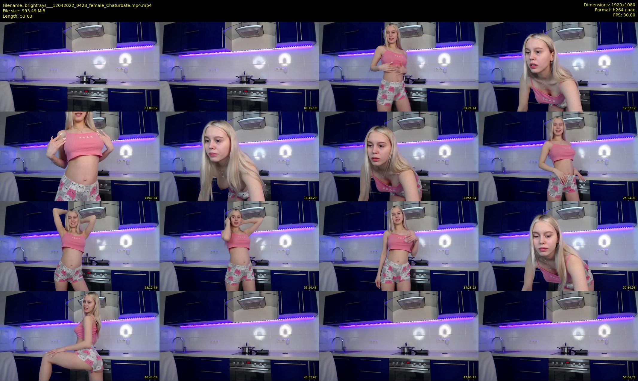 brightrays__ — 54 minute Chaturbate female cam show recording, 1080p, Apr 12, 2022