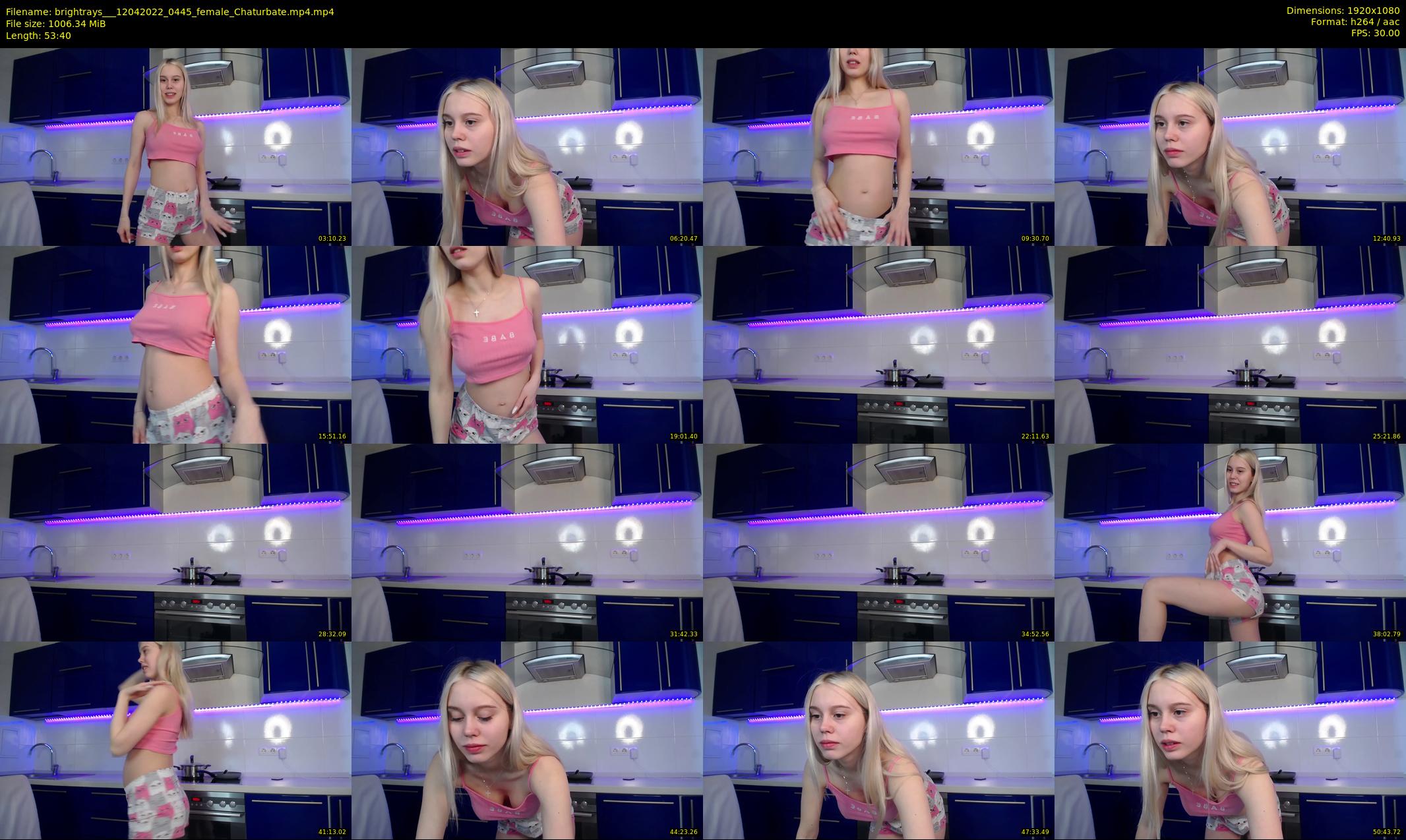 brightrays__ — 54 minute Chaturbate female cam show recording, 1080p, Apr 12, 2022
