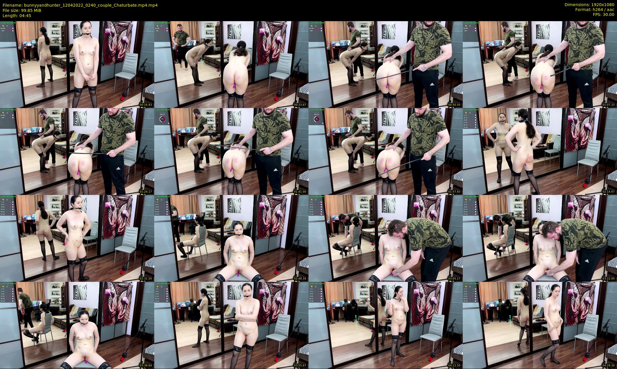 bunnyyandhunter — 5 minute Chaturbate couple cam show recording, 1080p, Apr 12, 2022