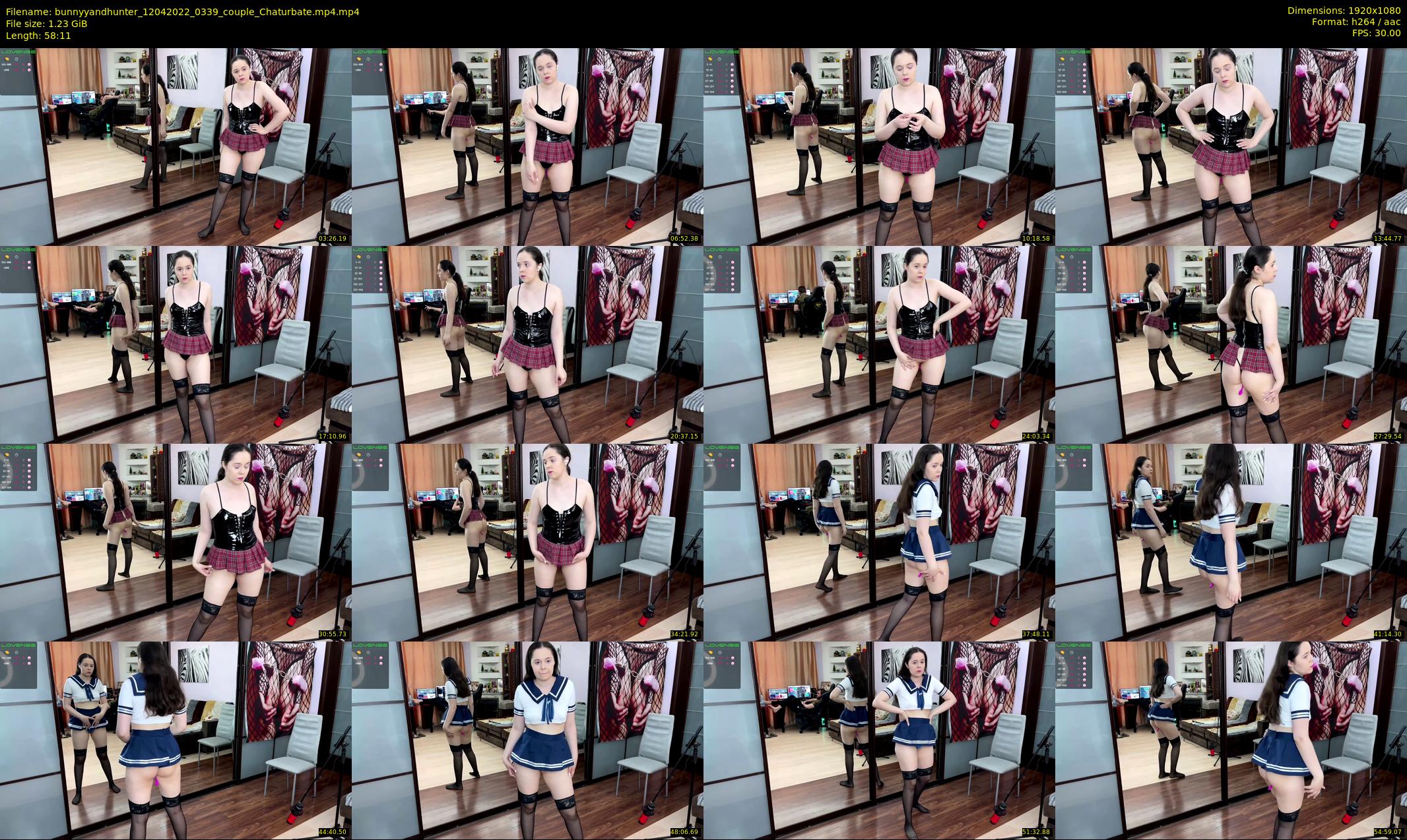 bunnyyandhunter — 59 minute Chaturbate couple cam show recording, 1080p, Apr 12, 2022