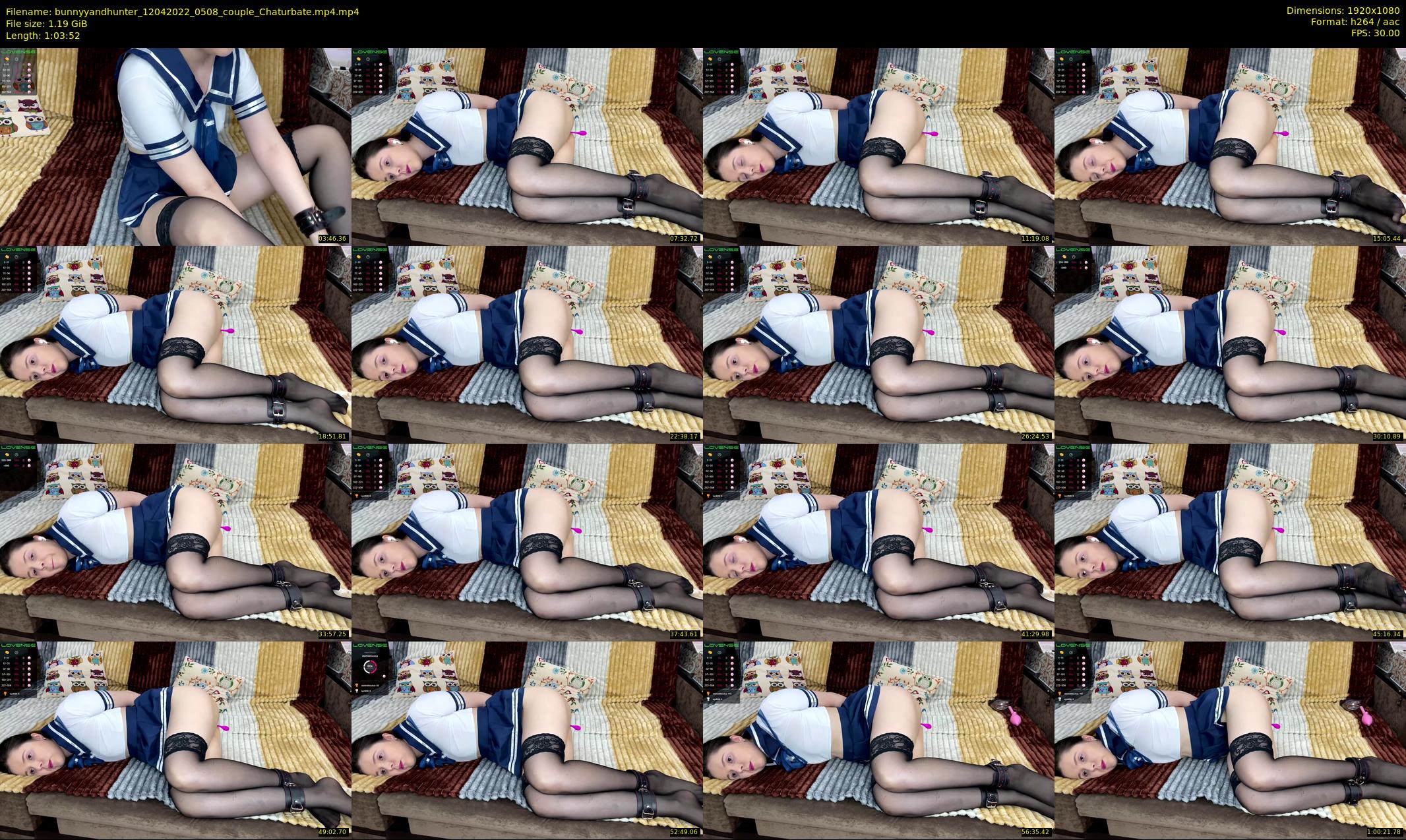 bunnyyandhunter — 64 minute Chaturbate couple cam show recording, 1080p, Apr 12, 2022