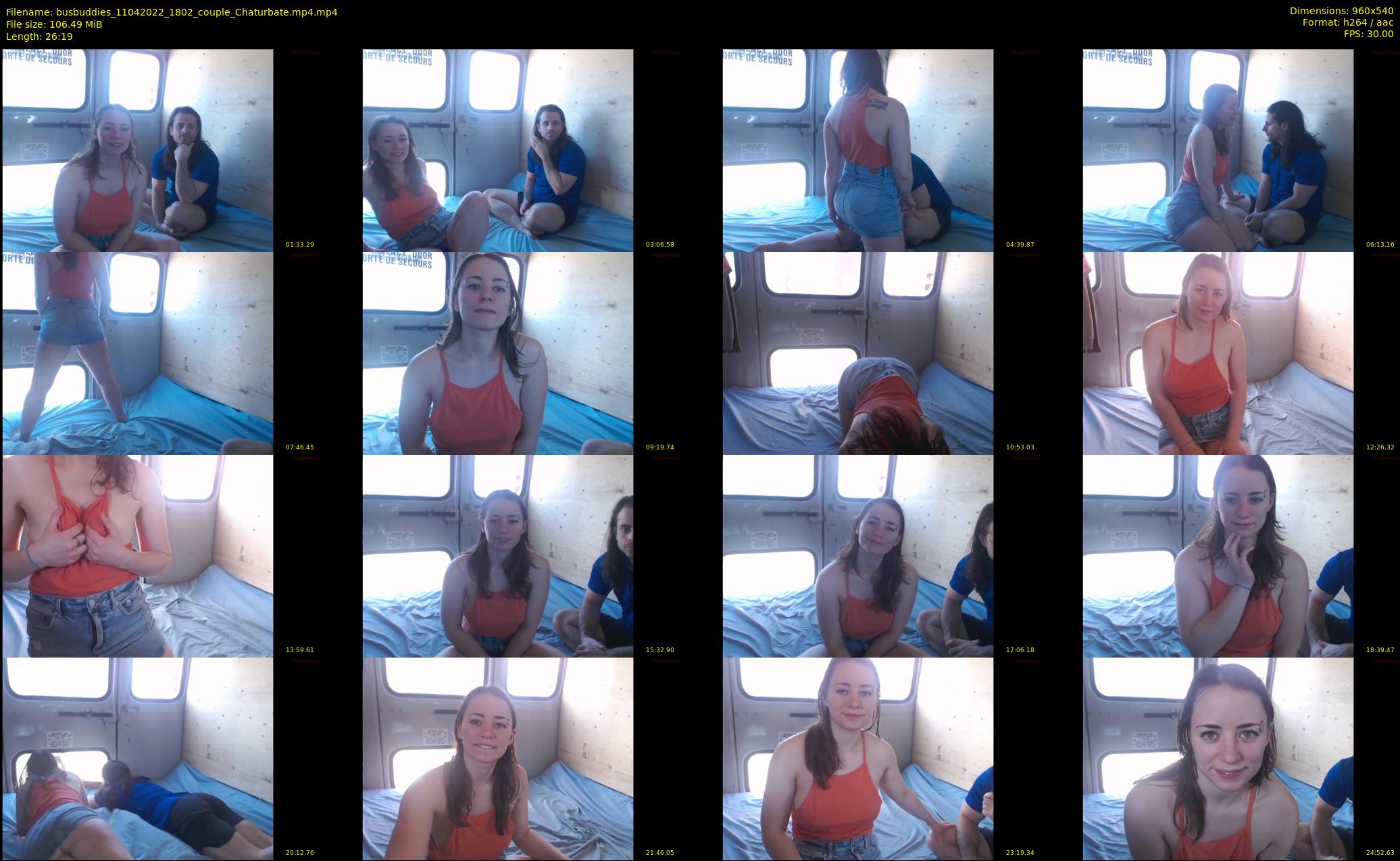 busbuddies — 27 minute Chaturbate couple cam show recording, 480p, Apr 11, 2022