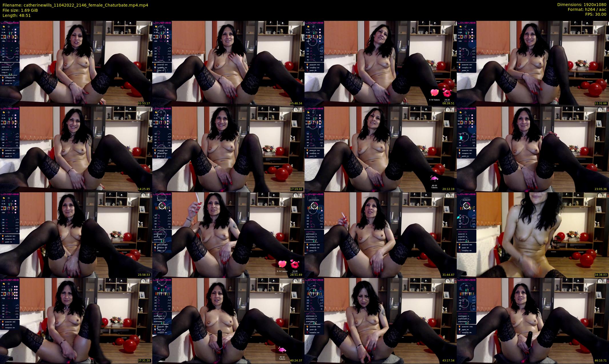 catherinewills — 49 minute Chaturbate female cam show recording, 1080p, Apr 11, 2022