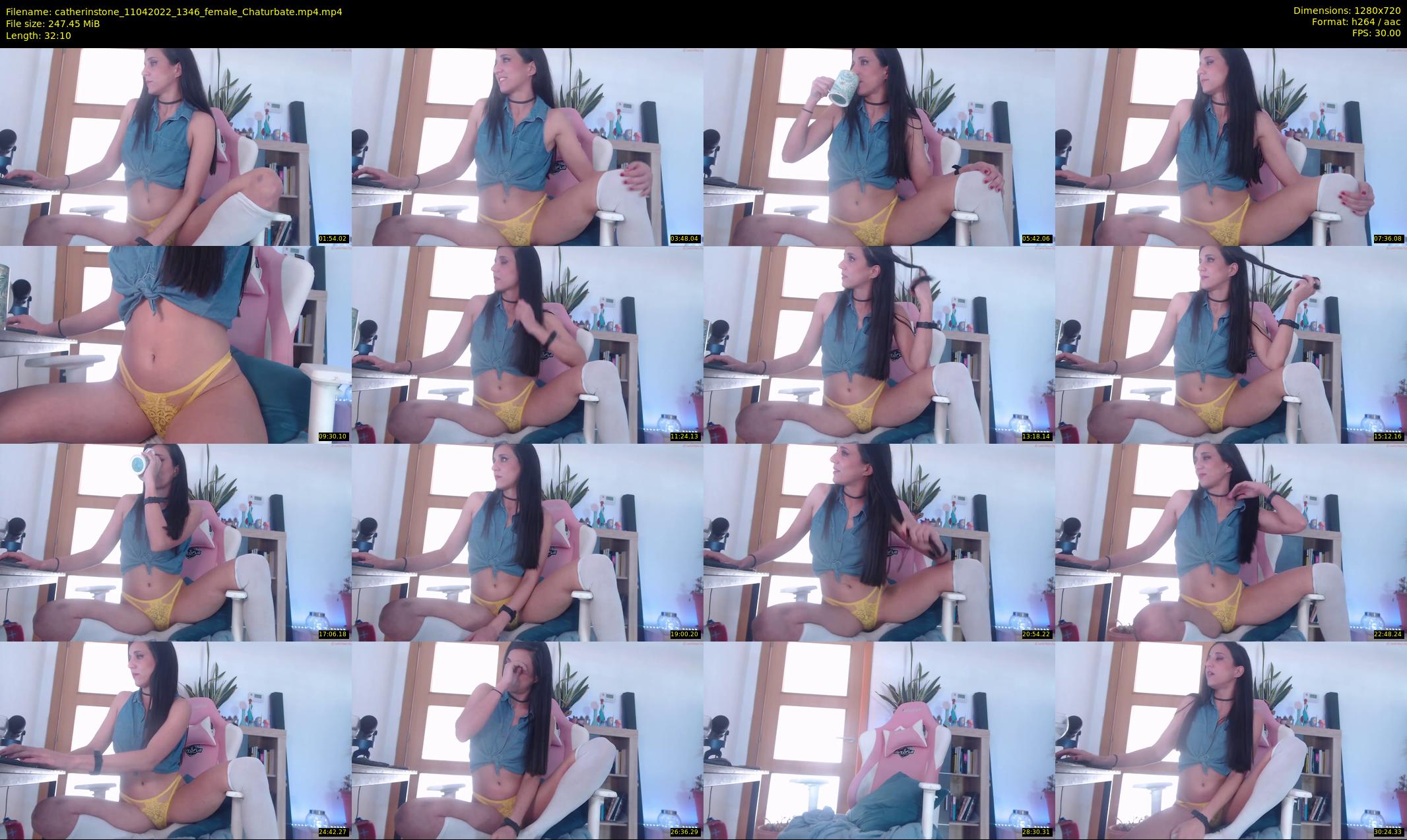 catherinstone — 33 minute Chaturbate female cam show recording, 720p, Apr 11, 2022