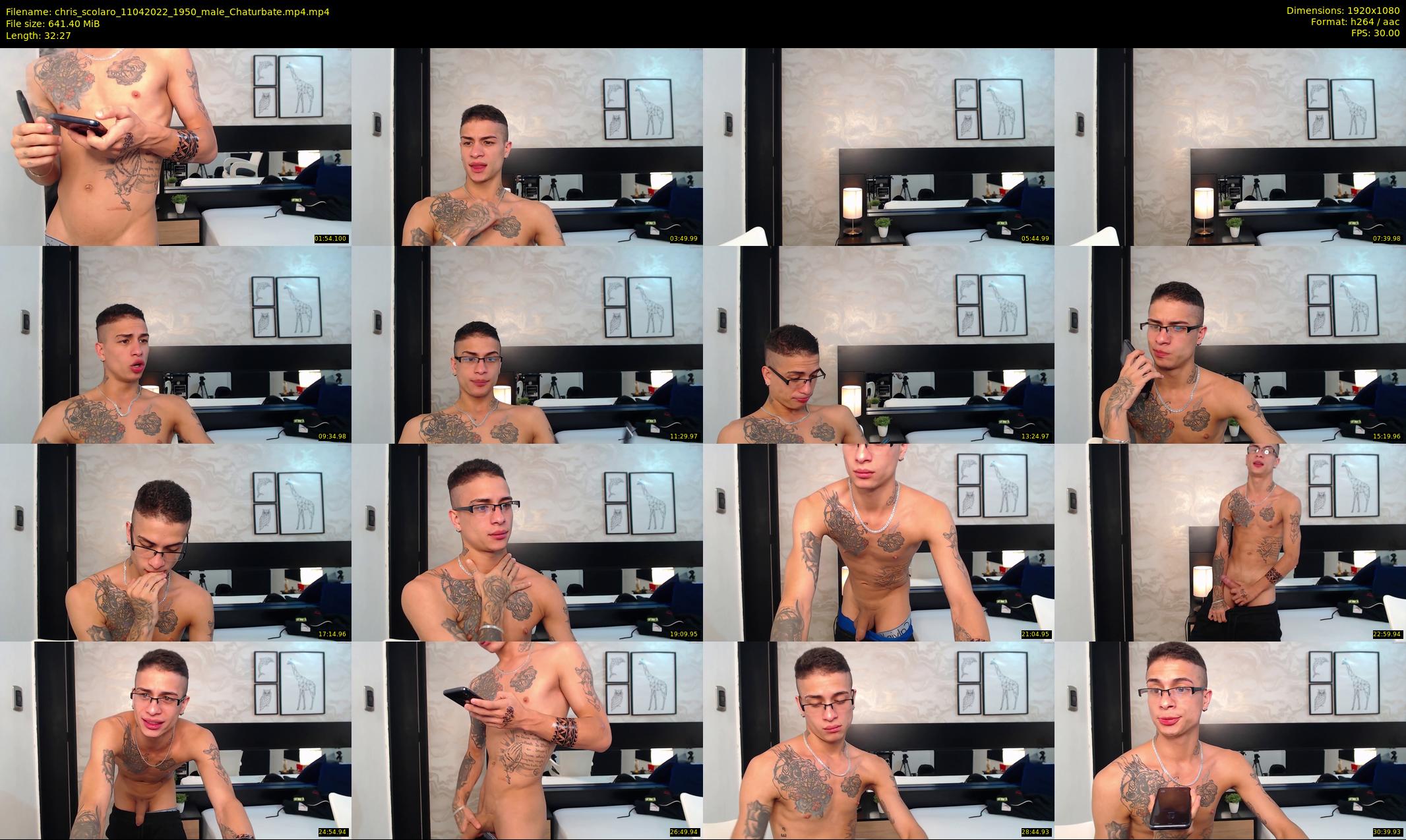 chris_scolaro — 33 minute Chaturbate male cam show recording, 1080p, Apr 11, 2022