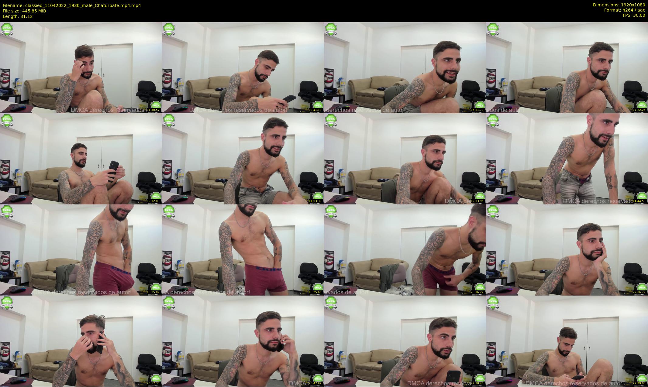 classied — 32 minute Chaturbate male cam show recording, 1080p, Apr 11, 2022