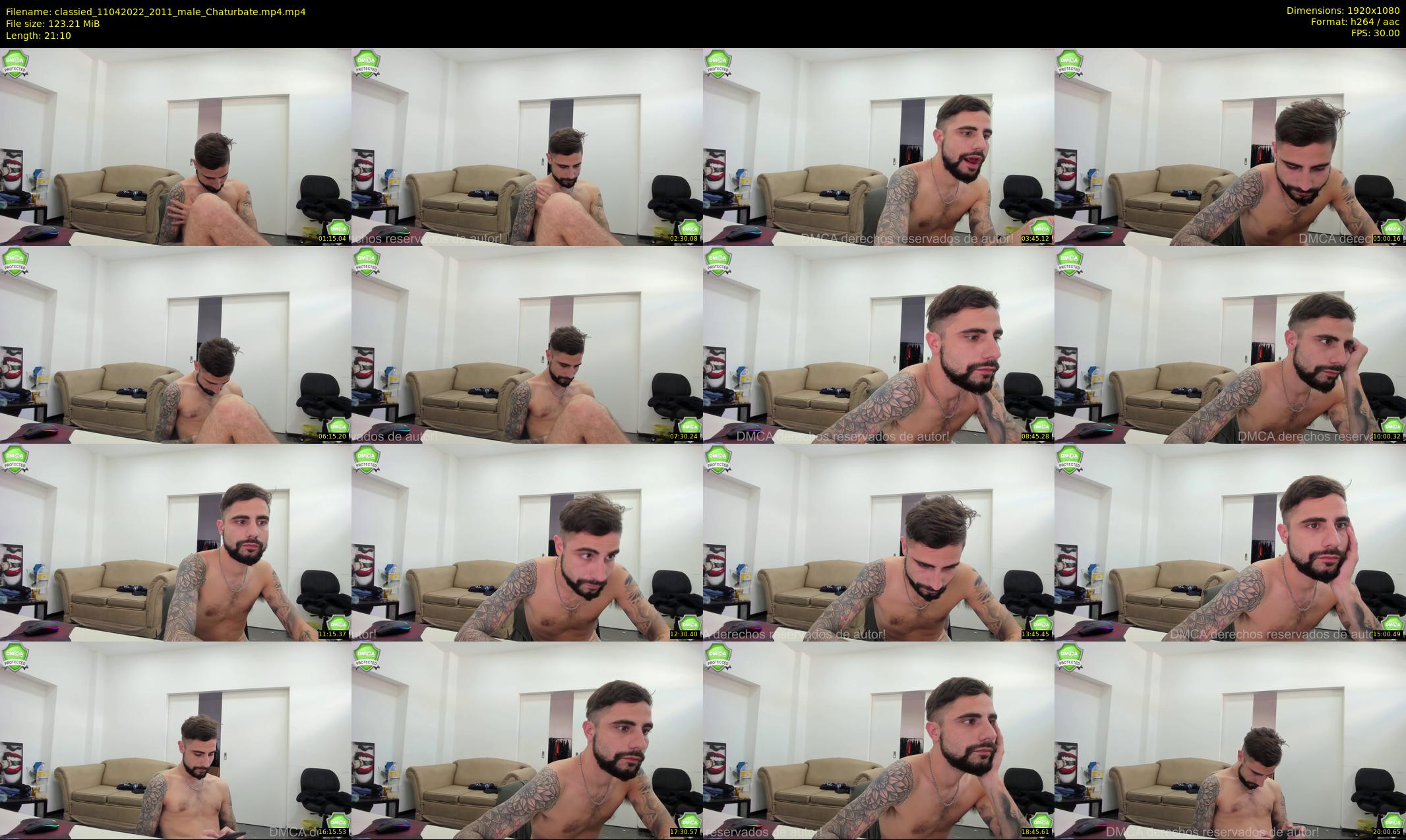 classied — 22 minute Chaturbate male cam show recording, 1080p, Apr 11, 2022