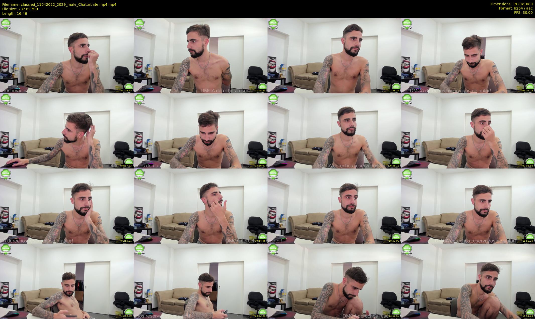 classied — 17 minute Chaturbate male cam show recording, 1080p, Apr 11, 2022