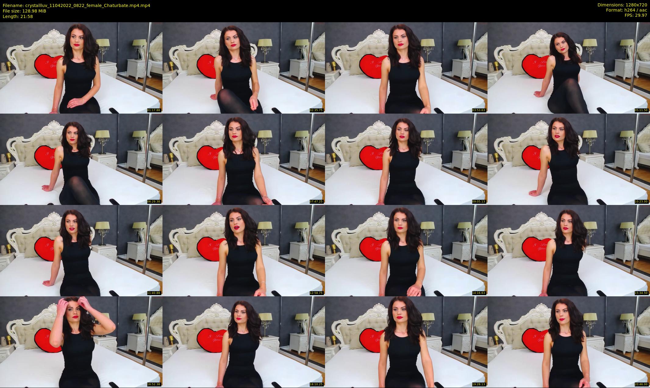crystallluv — 22 minute Chaturbate female cam show recording, 720p, Apr 11, 2022