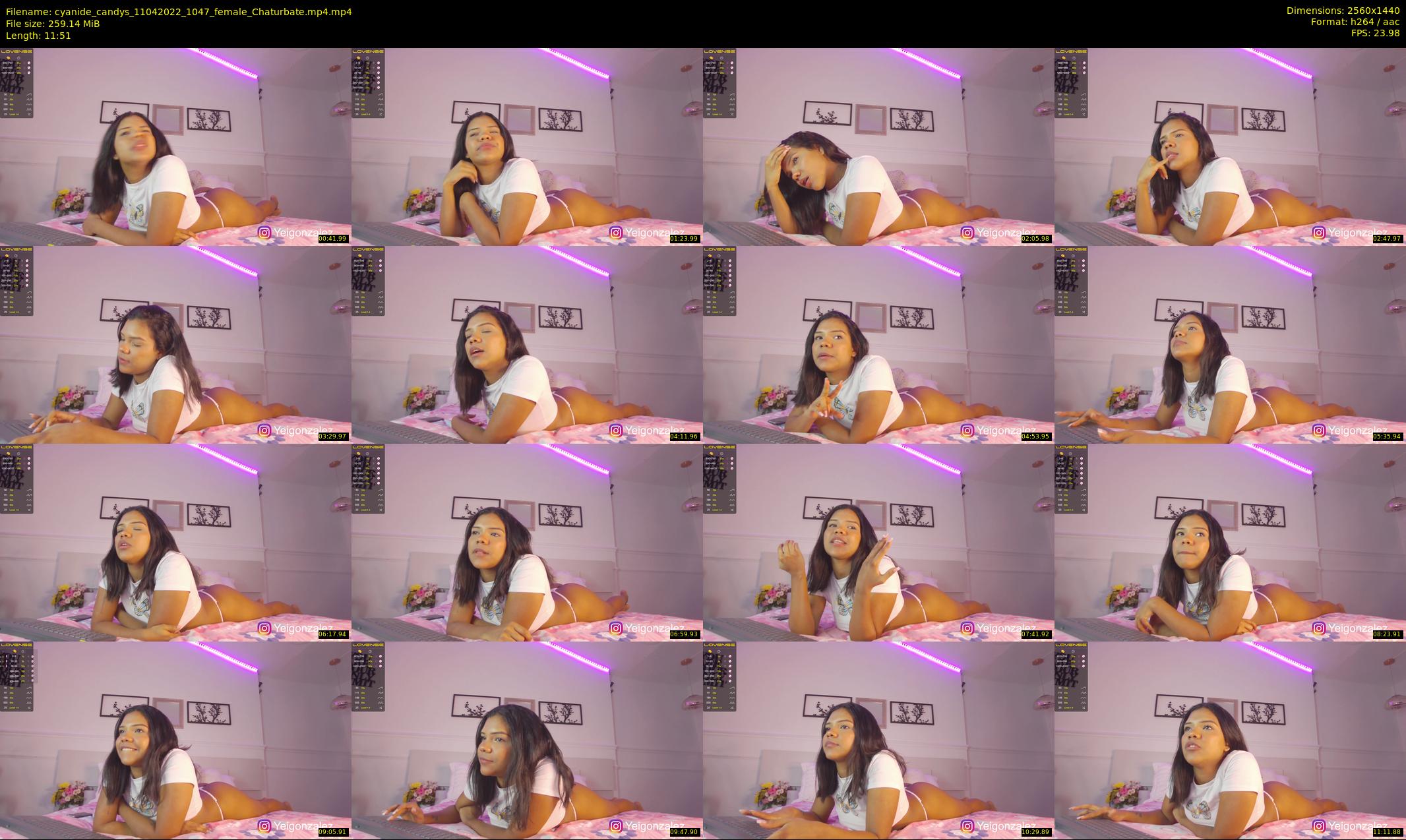 cyanide_candys — 12 minute Chaturbate female cam show recording, 1080p, Apr 11, 2022