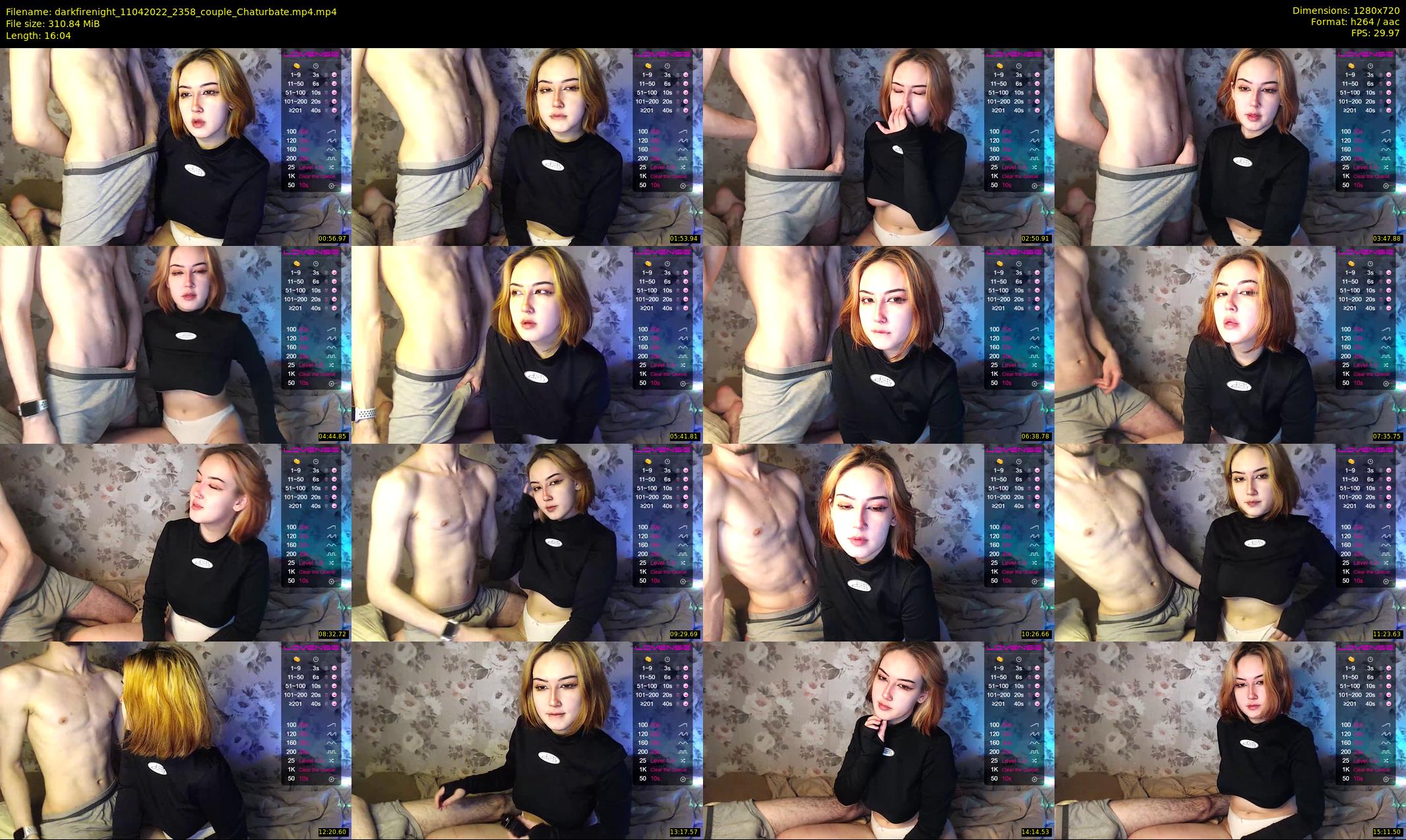 darkfirenight — 17 minute Chaturbate couple cam show recording, 720p, Apr 11, 2022