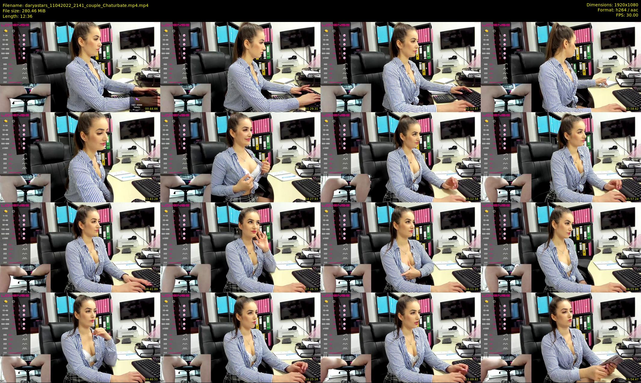 daryastars — 13 minute Chaturbate couple cam show recording, 1080p, Apr 11, 2022