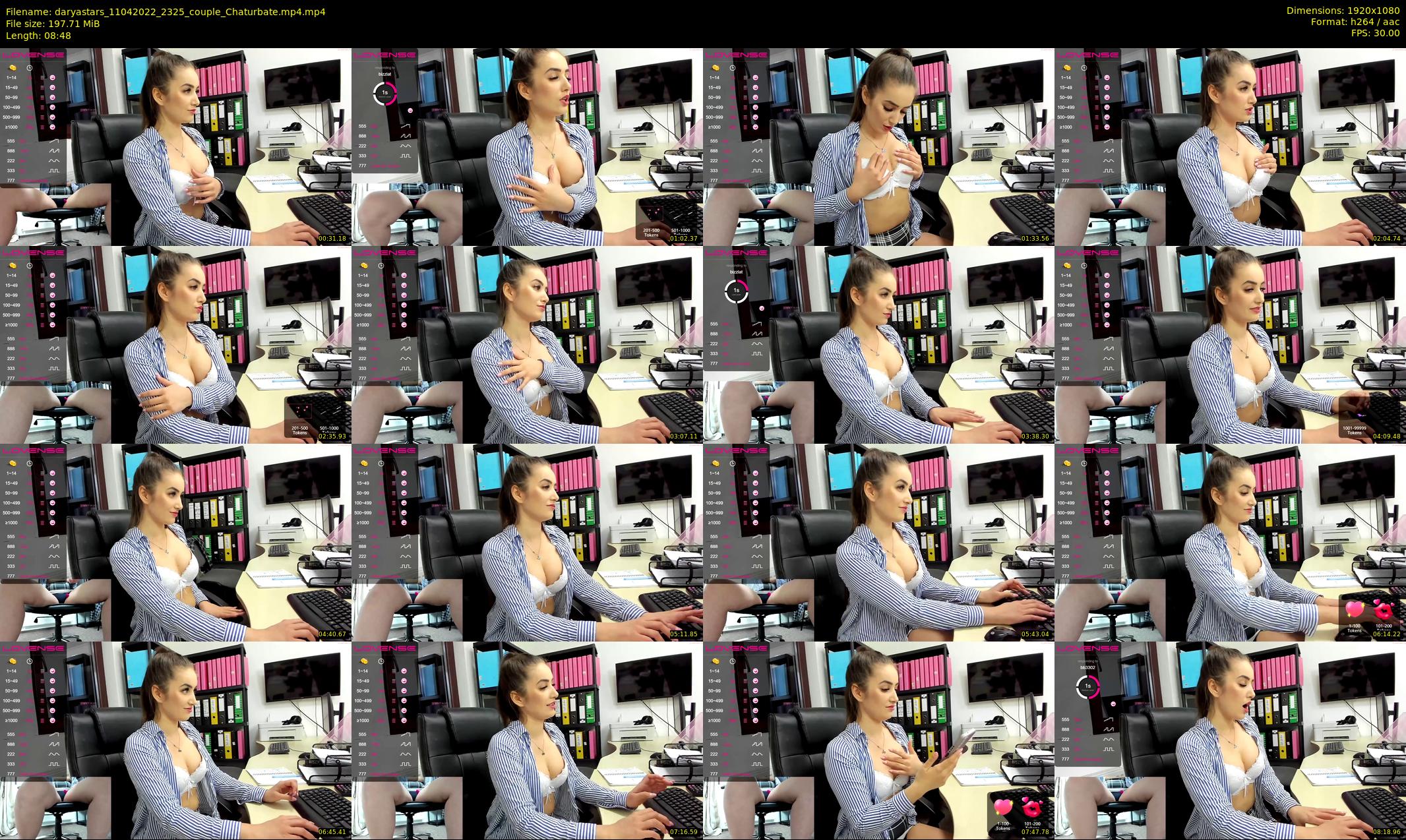 daryastars — 9 minute Chaturbate couple cam show recording, 1080p, Apr 11, 2022