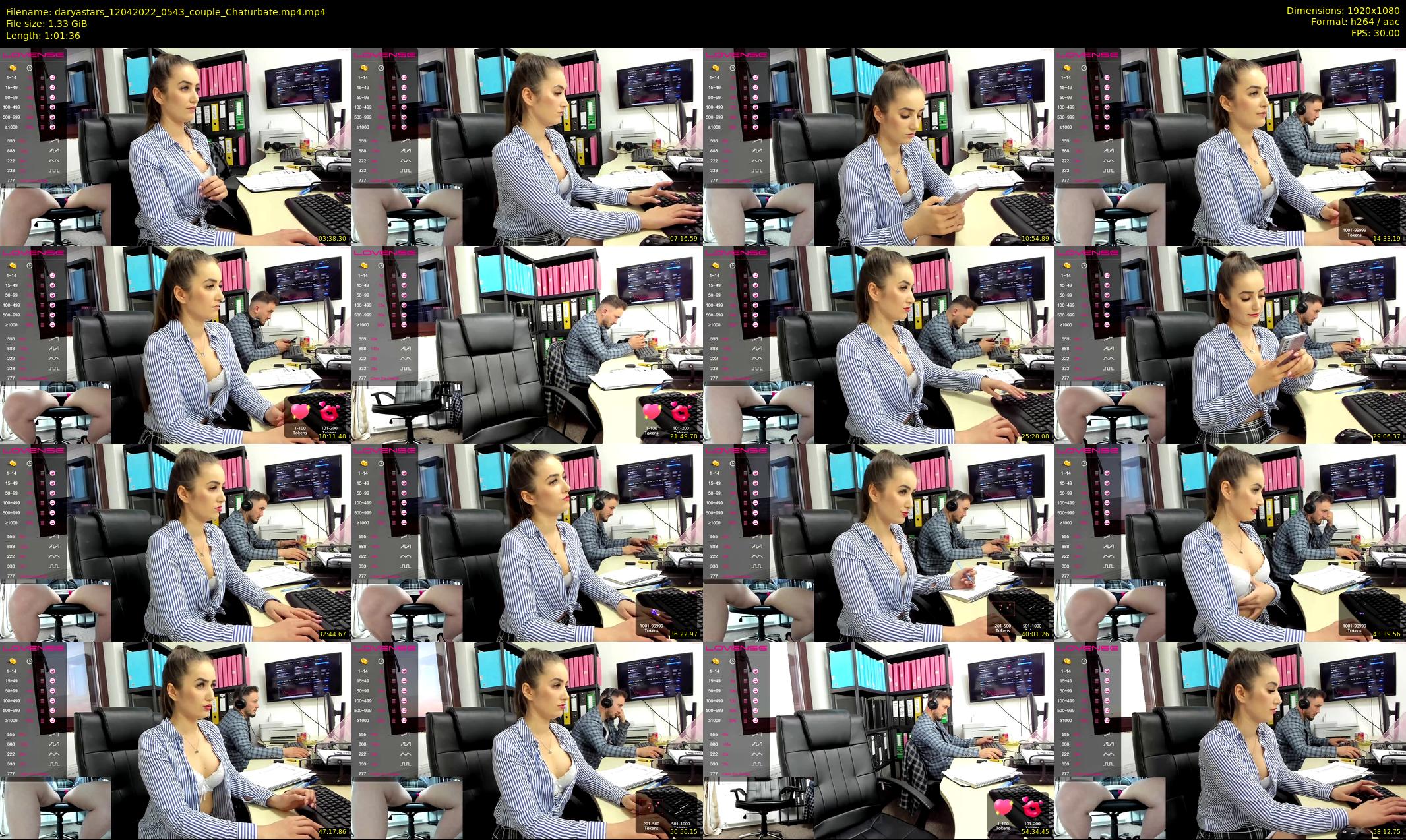 daryastars — 62 minute Chaturbate couple cam show recording, 1080p, Apr 12, 2022