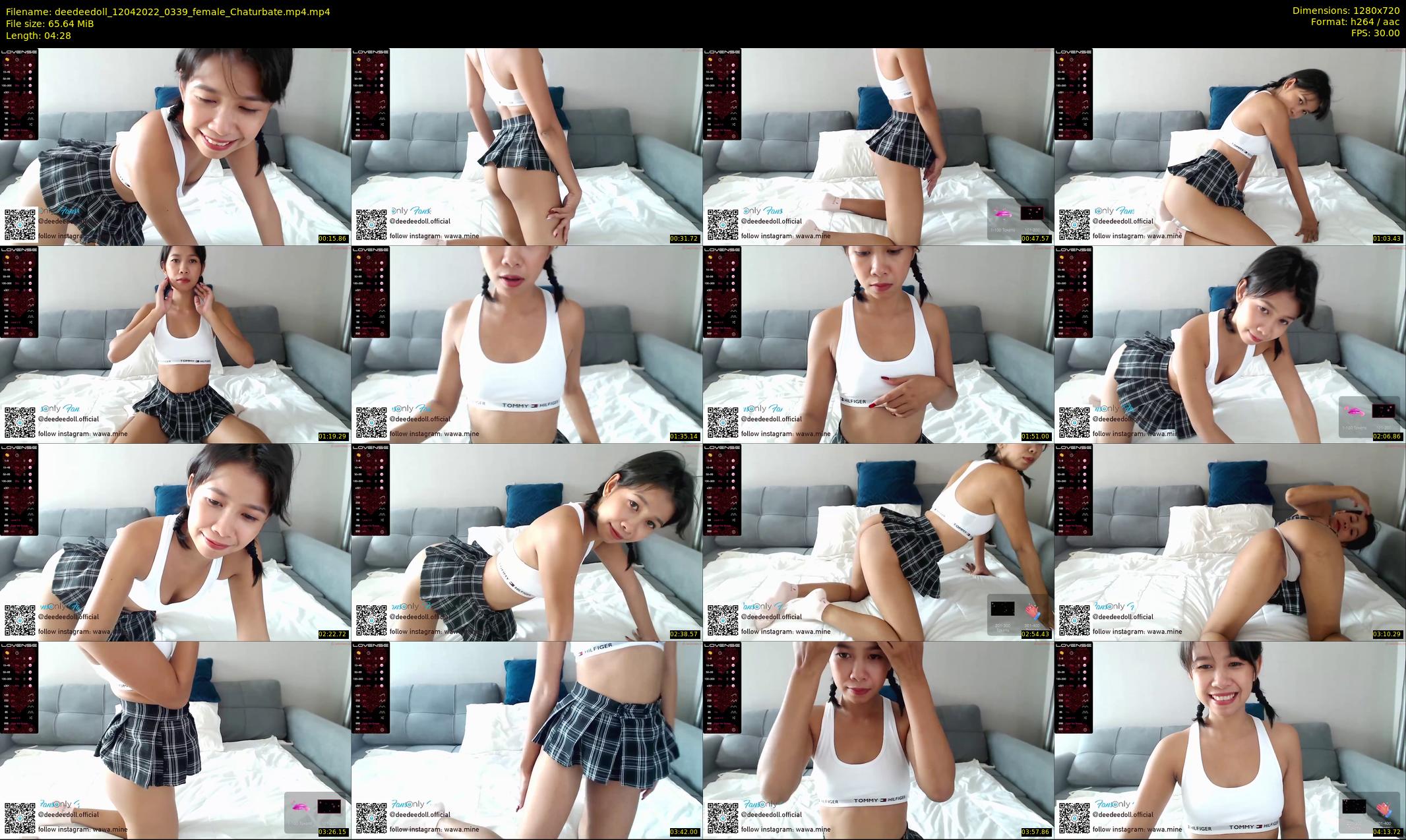 deedeedoll — 5 minute Chaturbate female cam show recording, 720p, Apr 12, 2022