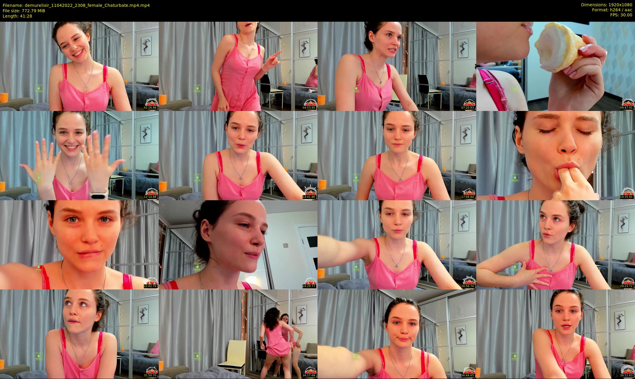 demurelixir — 42 minute Chaturbate female cam show recording, 1080p, Apr 11, 2022