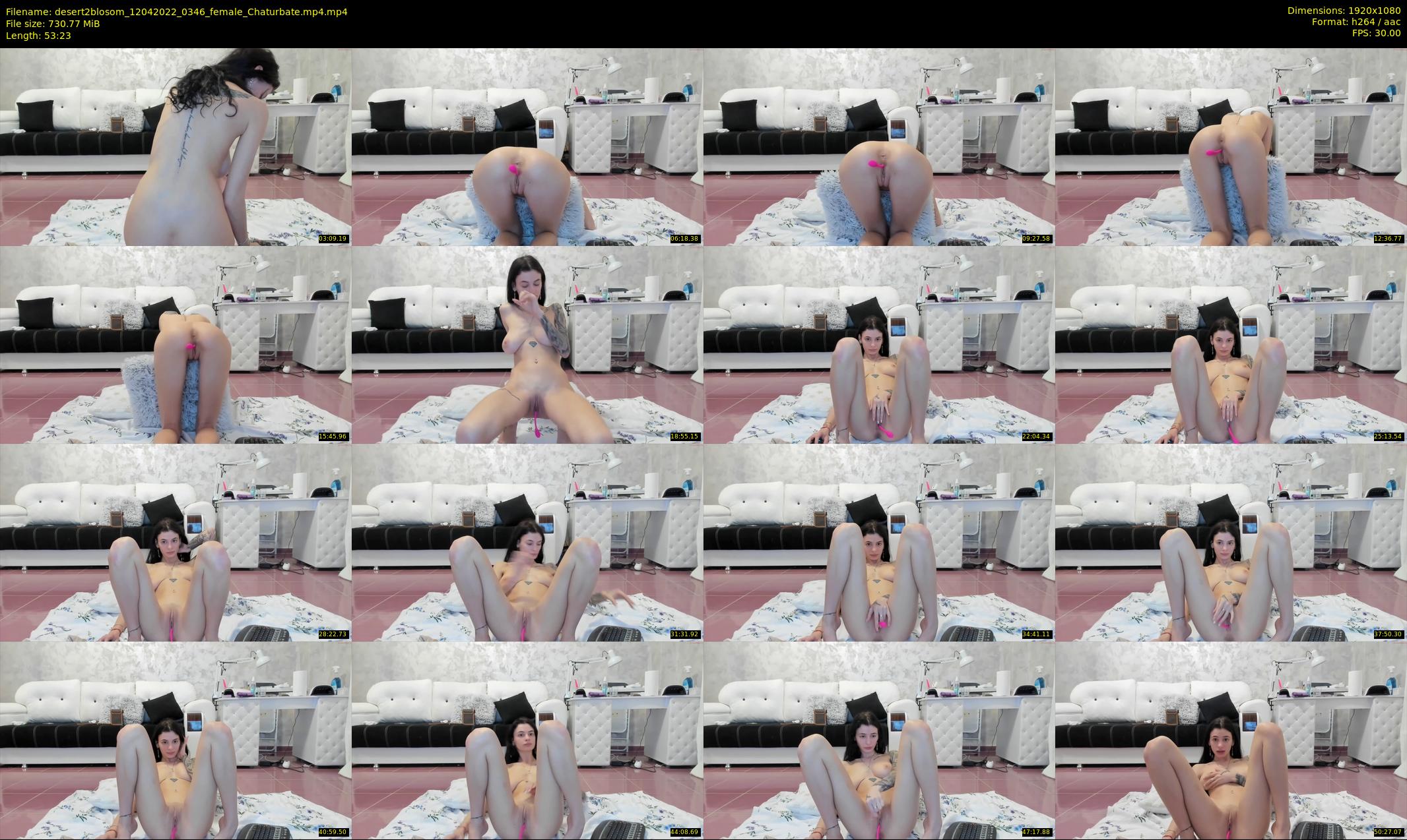desert2blosom — 54 minute Chaturbate female cam show recording, 1080p, Apr 12, 2022