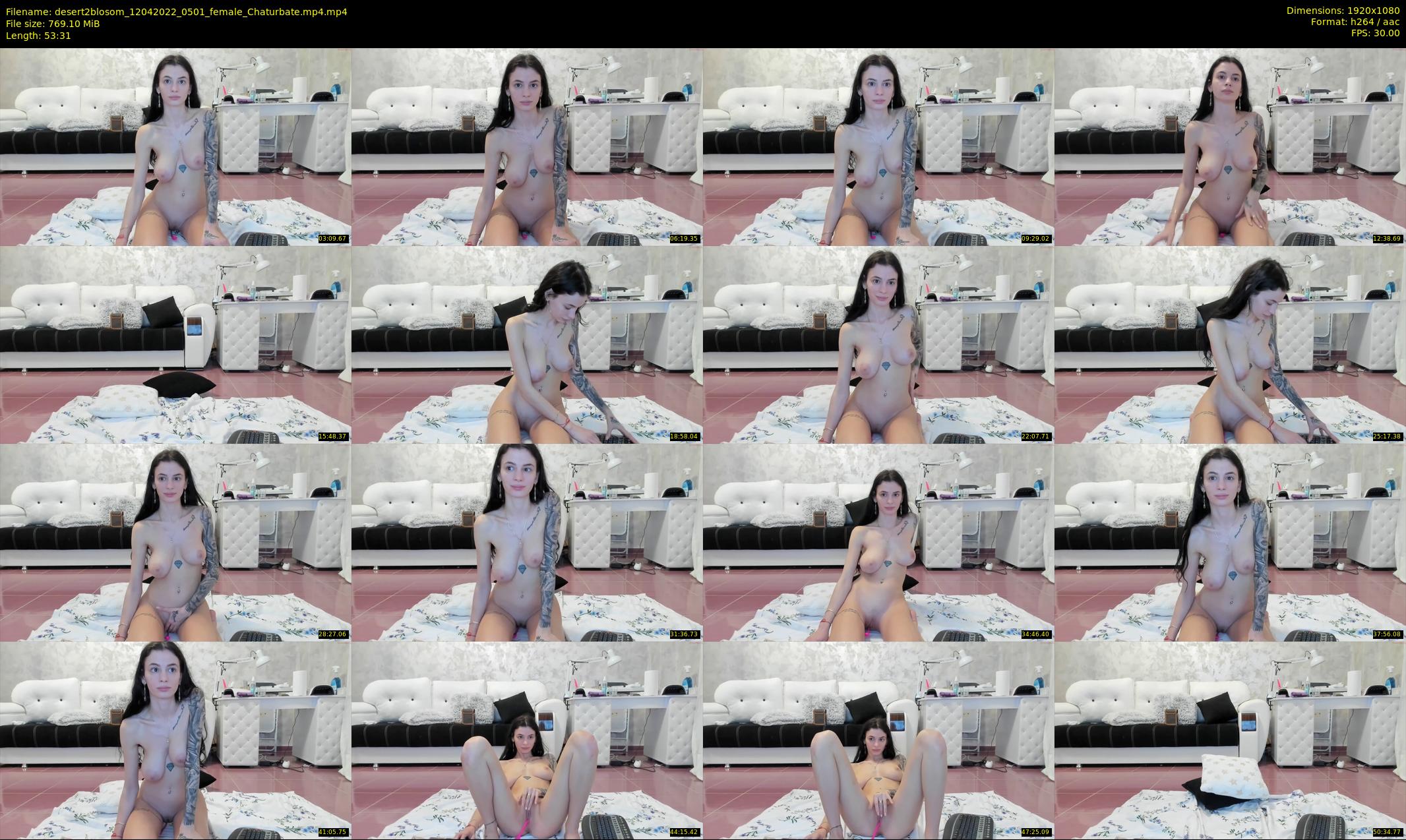 desert2blosom — 54 minute Chaturbate female cam show recording, 1080p, Apr 12, 2022