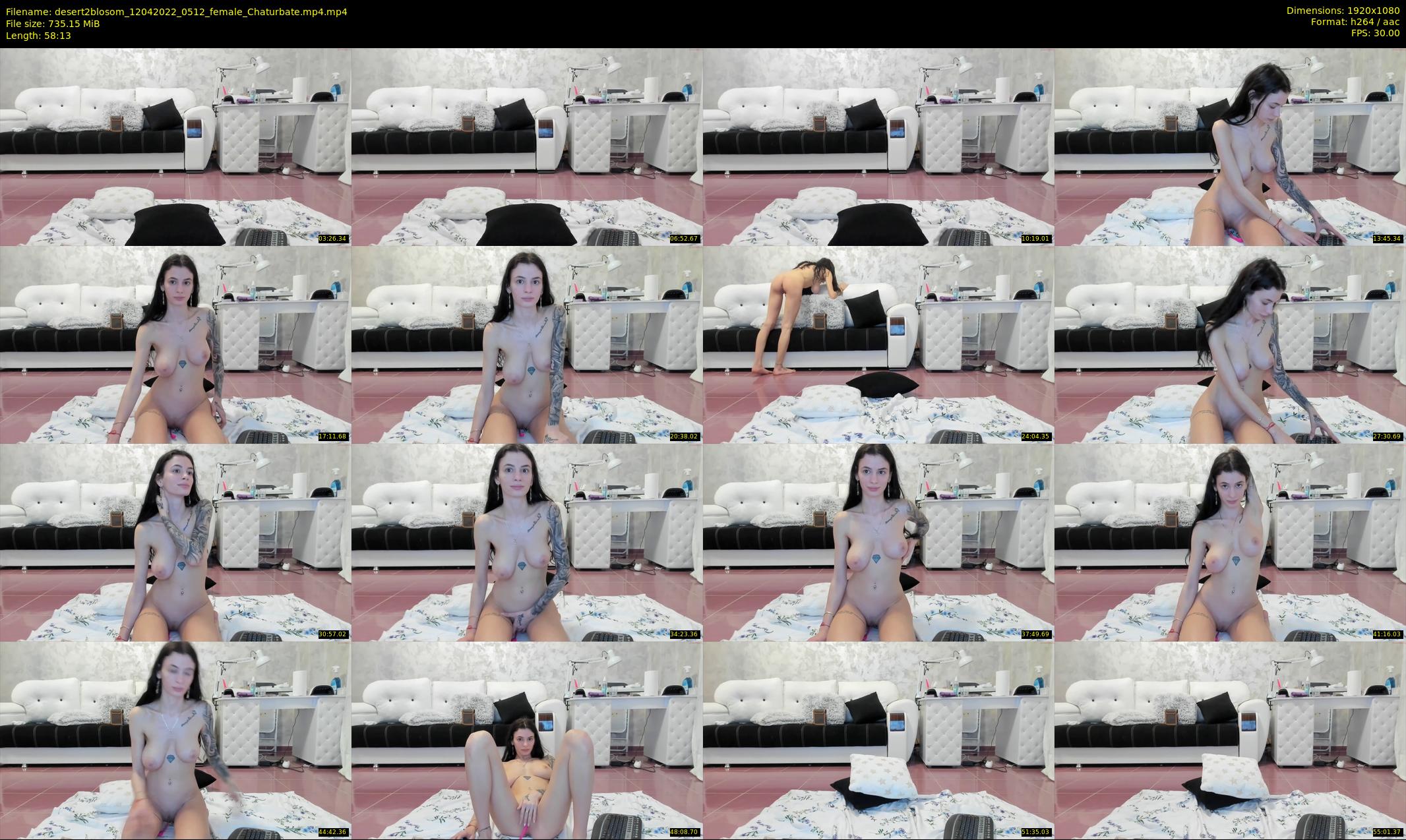 desert2blosom — 59 minute Chaturbate female cam show recording, 1080p, Apr 12, 2022