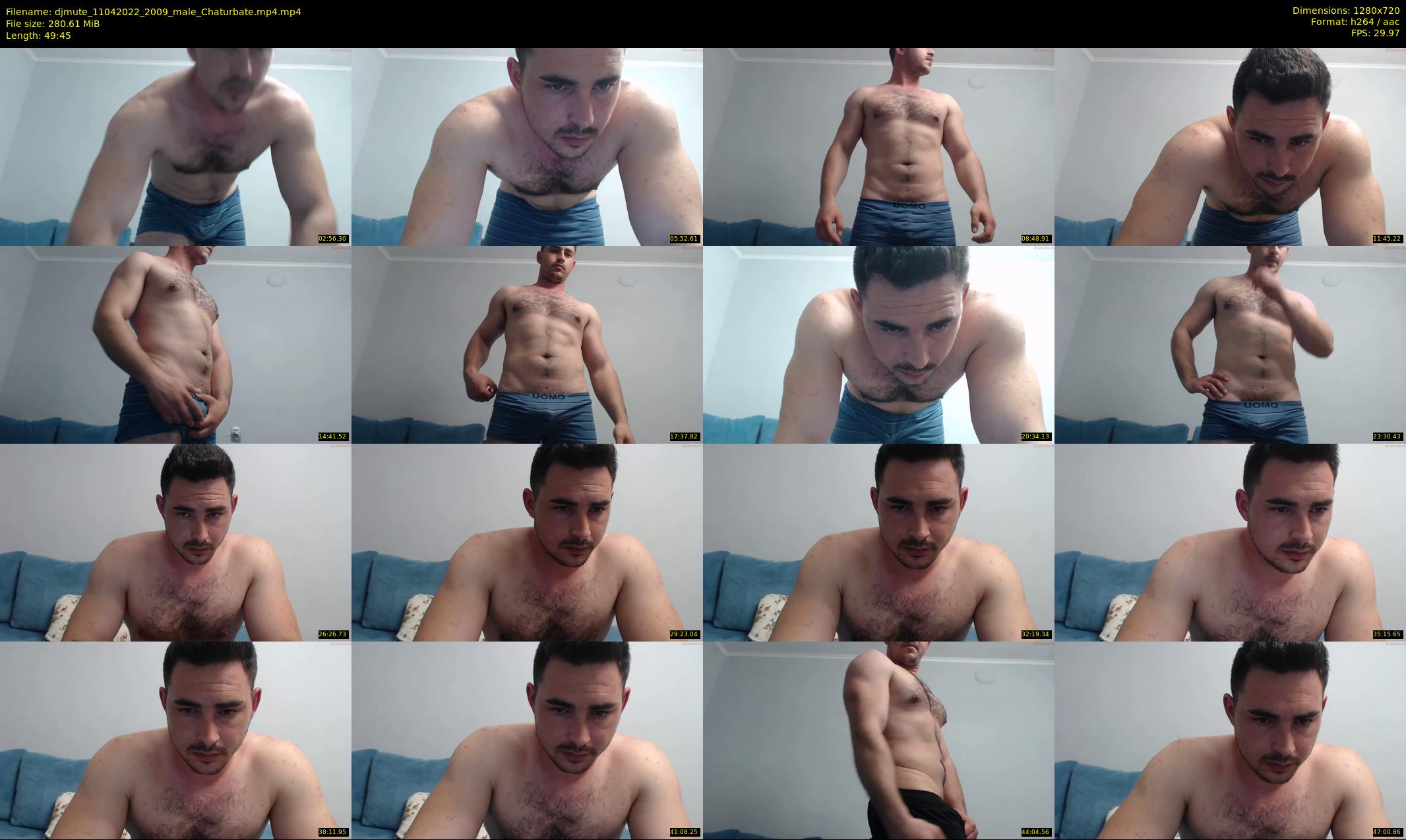djmute — 50 minute Chaturbate male cam show recording, 720p, Apr 11, 2022