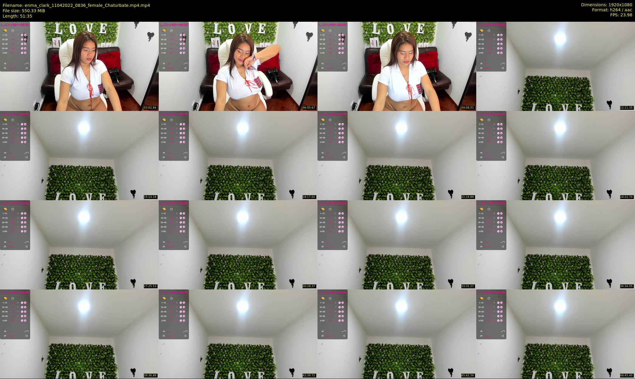 enma_clark — 52 minute Chaturbate female cam show recording, 1080p, Apr 11, 2022