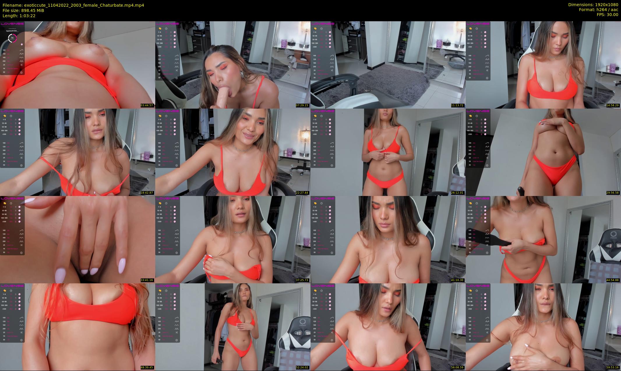exoticcute — 64 minute Chaturbate female cam show recording, 1080p, Apr 11, 2022