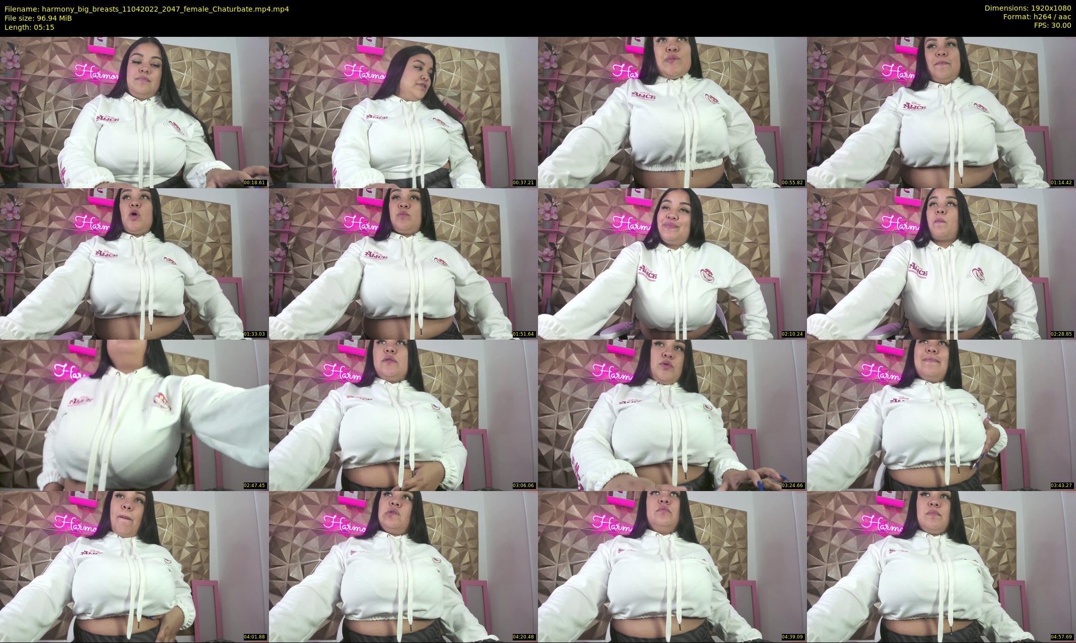 harmony_big_breasts — 6 minute Chaturbate female cam show recording, 1080p, Apr 11, 2022