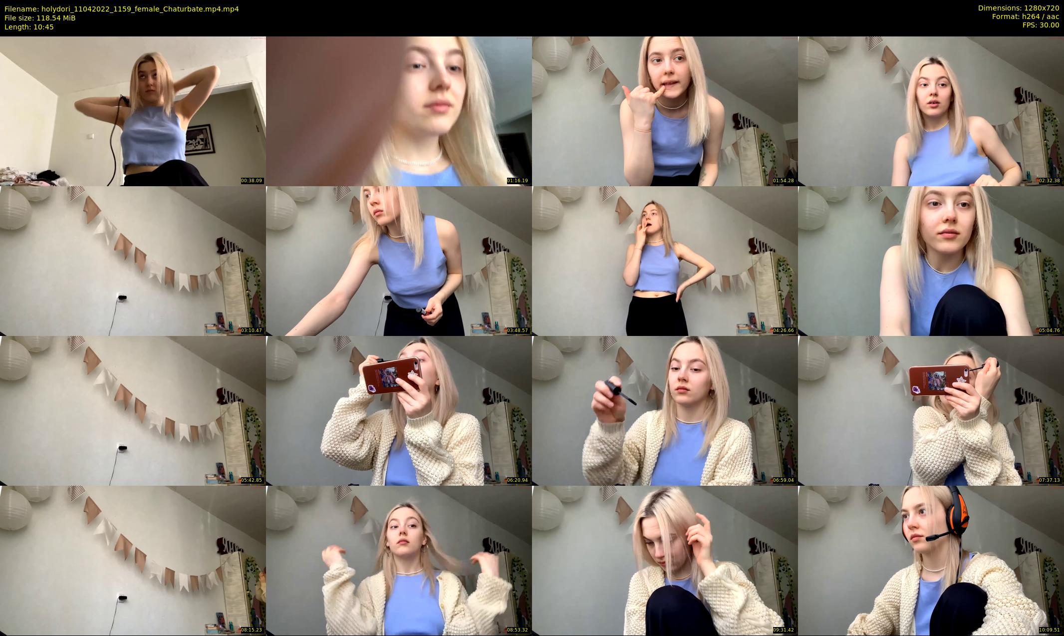 holydori — 11 minute Chaturbate female cam show recording, 720p, Apr 11, 2022