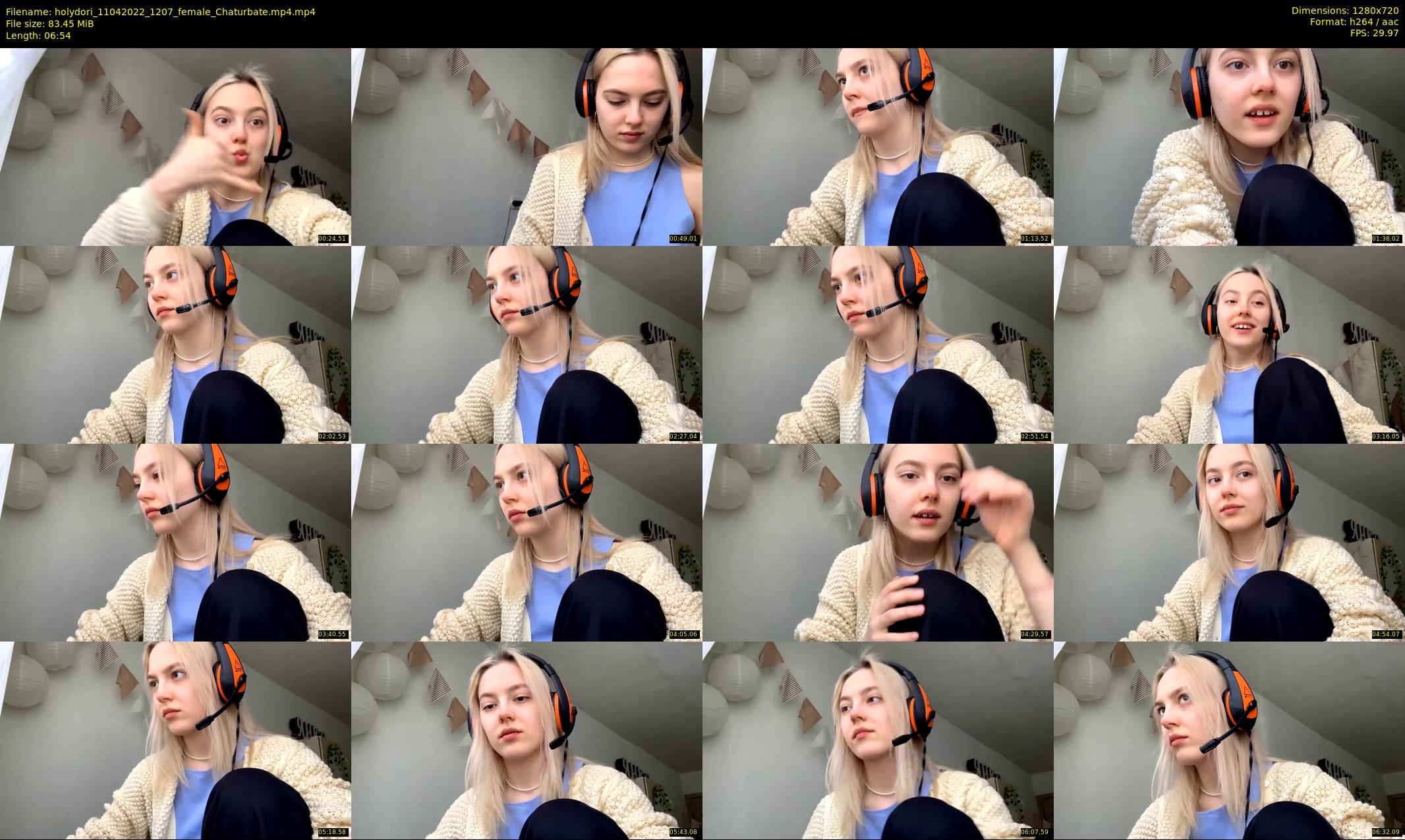 holydori — 7 minute Chaturbate female cam show recording, 720p, Apr 11, 2022