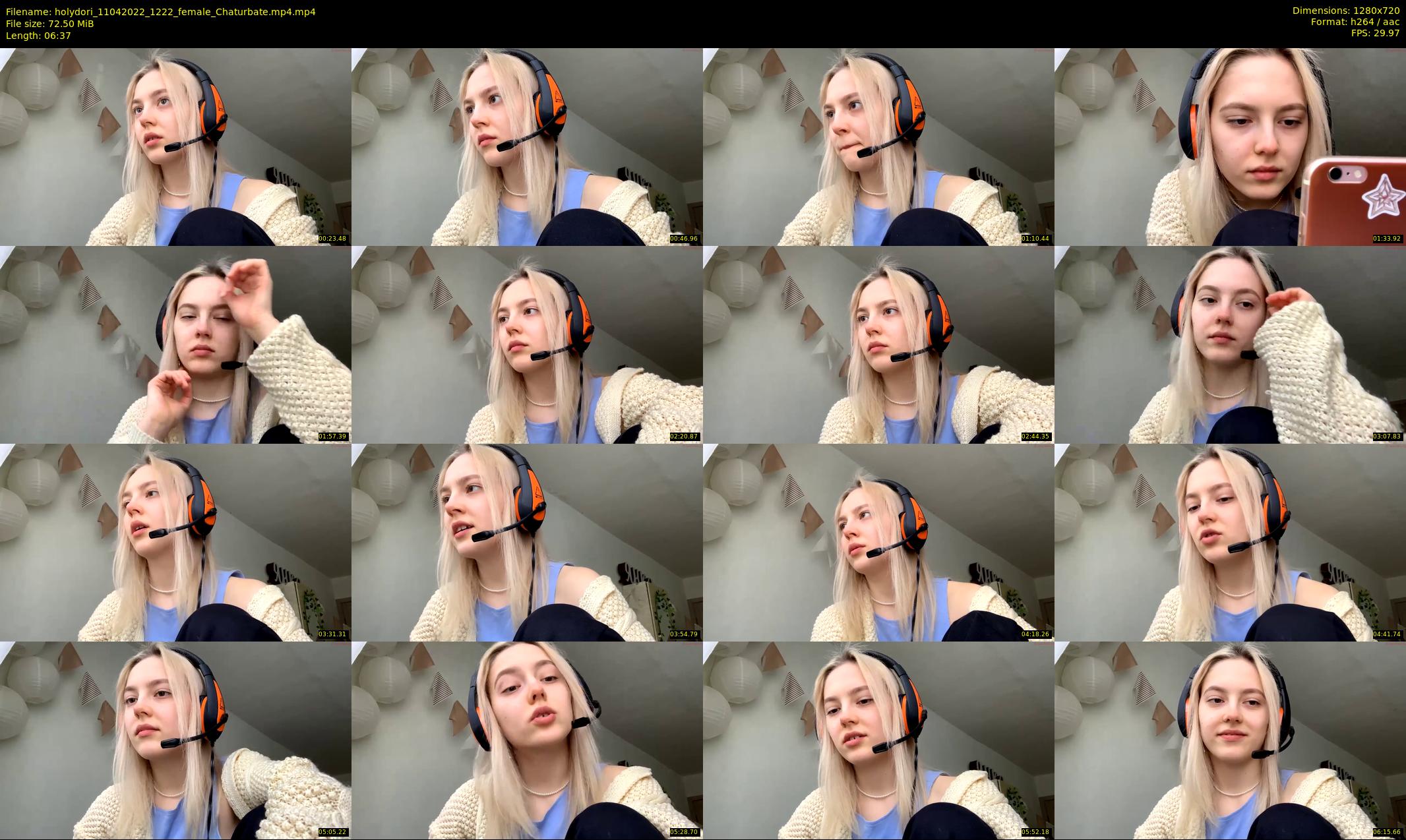 holydori — 7 minute Chaturbate female cam show recording, 720p, Apr 11, 2022