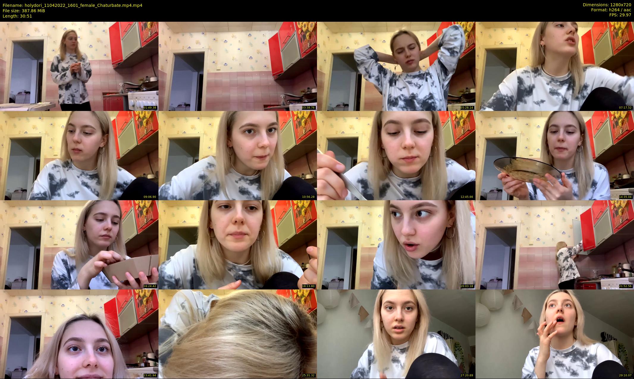 holydori — 31 minute Chaturbate female cam show recording, 720p, Apr 11, 2022