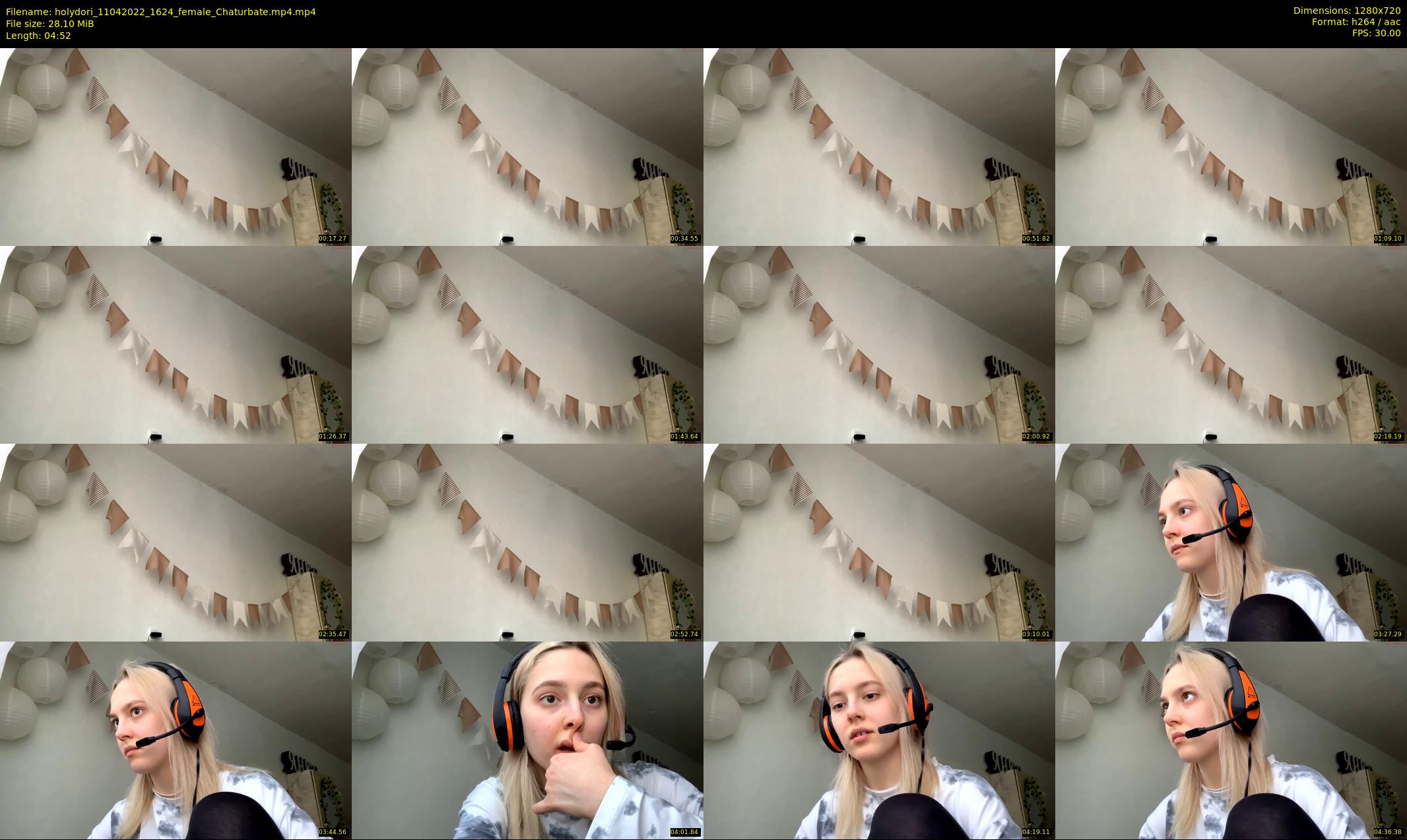 holydori — 5 minute Chaturbate female cam show recording, 720p, Apr 11, 2022