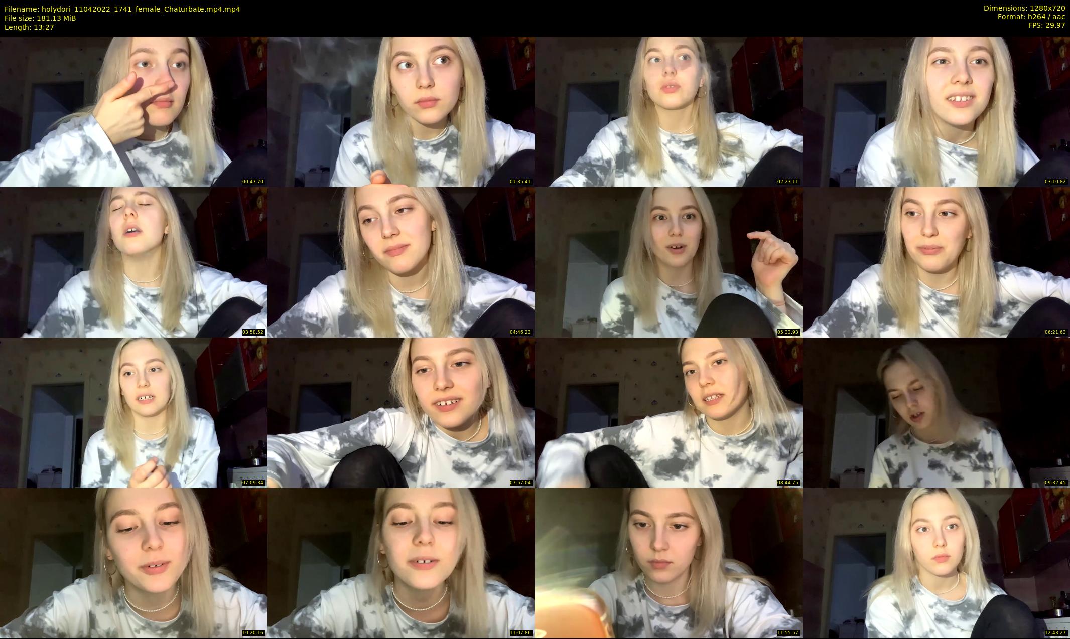 holydori — 14 minute Chaturbate female cam show recording, 720p, Apr 11, 2022