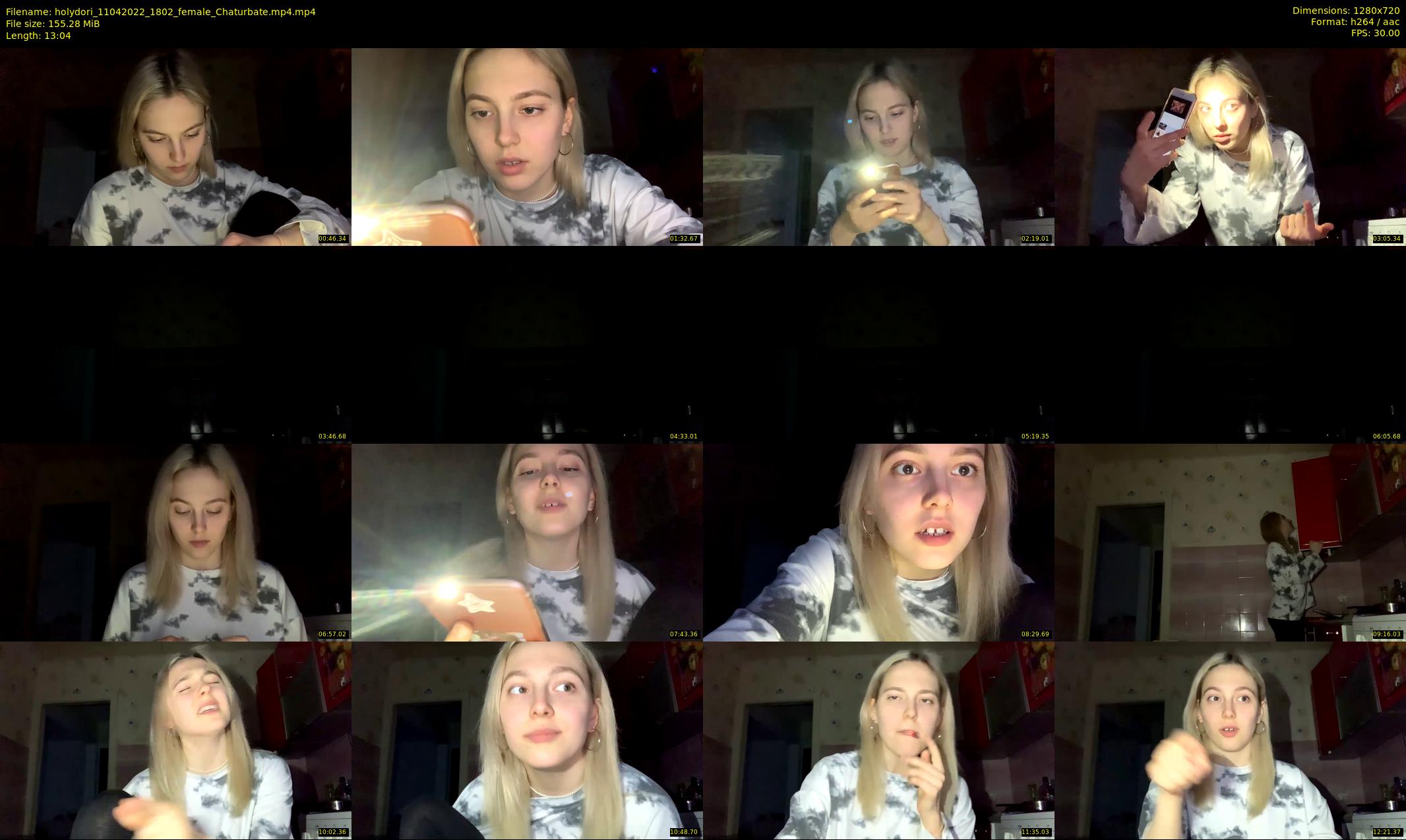 holydori — 14 minute Chaturbate female cam show recording, 720p, Apr 11, 2022