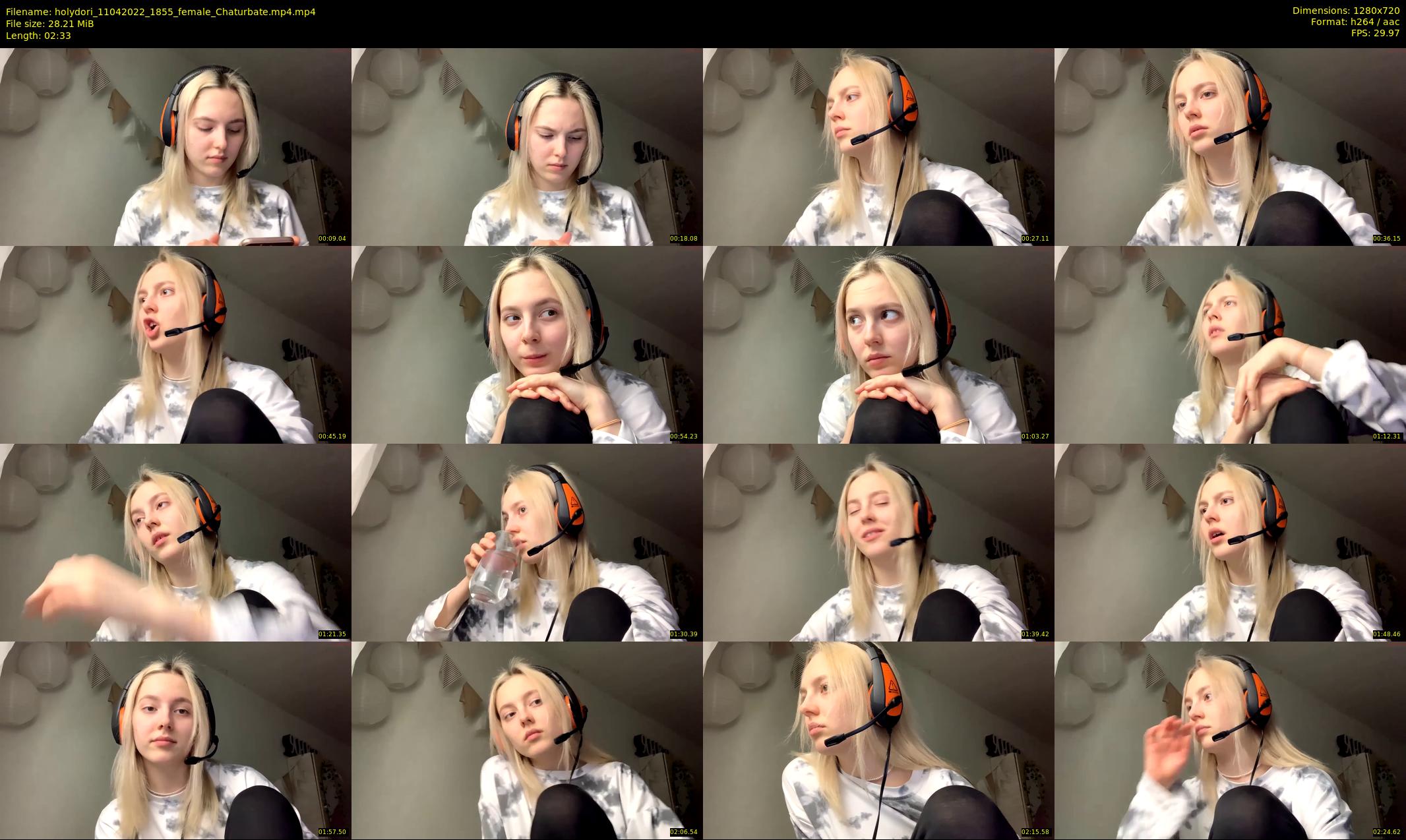 holydori — 3 minute Chaturbate female cam show recording, 720p, Apr 11, 2022